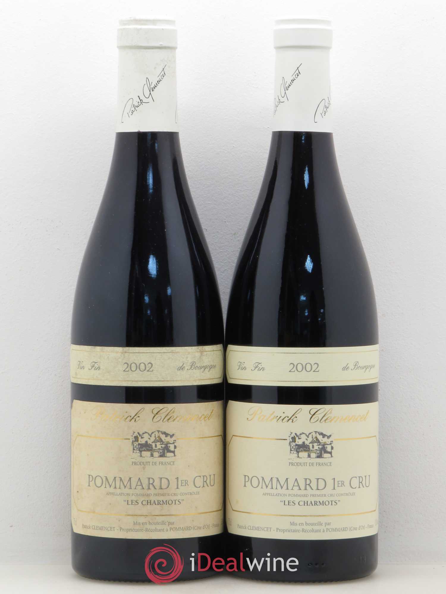 Pommard 1er Cru Les Charmots Patrick Clemencet 2002 - Posten von 2 Flaschen - 0
