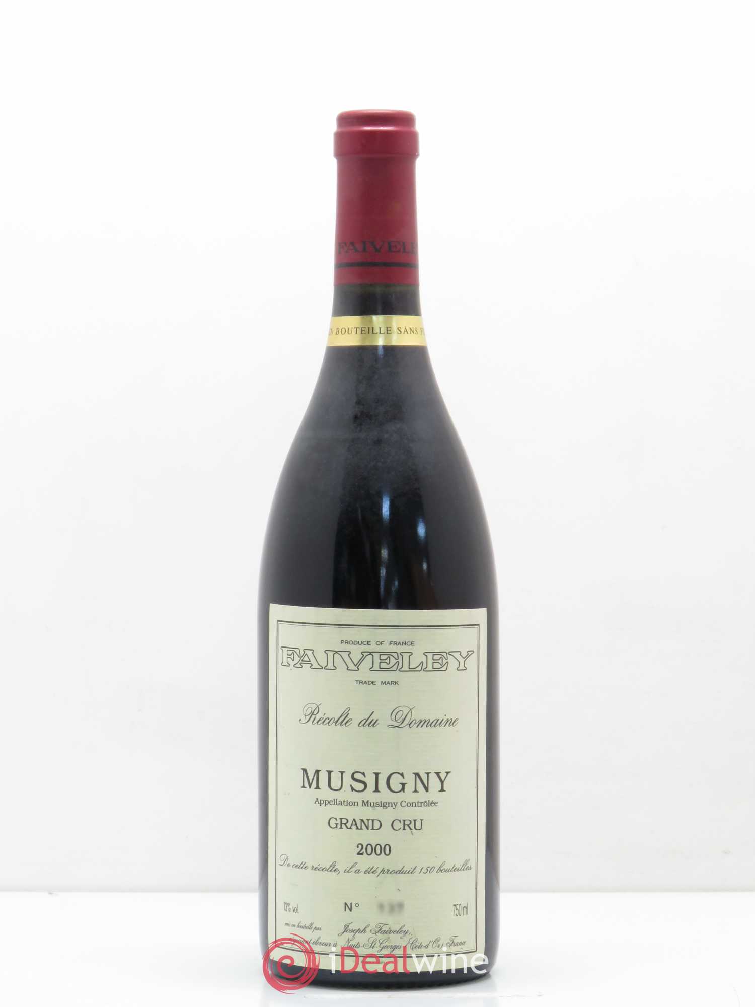 Musigny Grand Cru Faiveley 2000 - Lot de 1 bouteille - 0