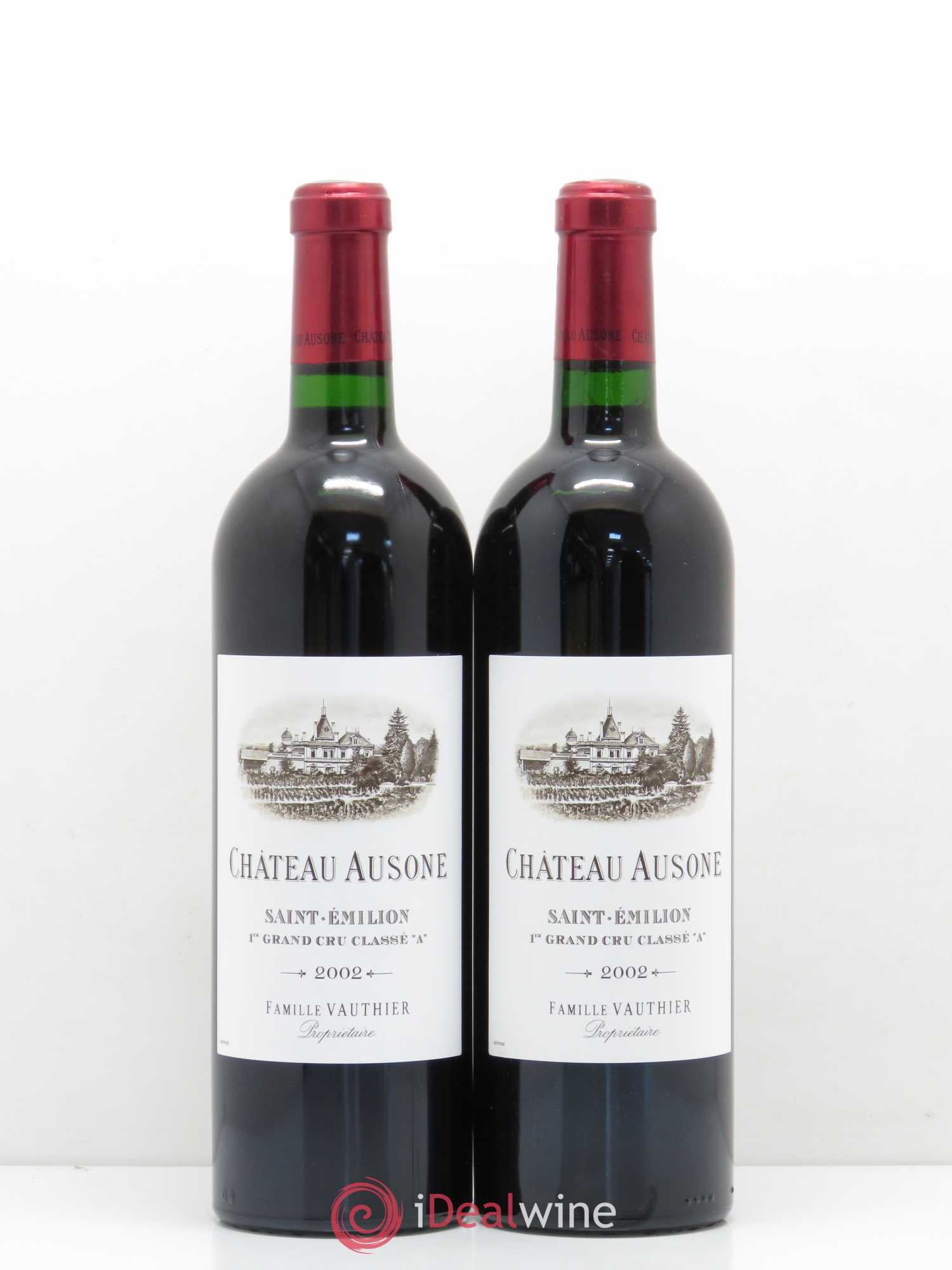 Château Ausone 1er Grand Cru Classé A 2002 - Lot de 2 bouteilles - 0
