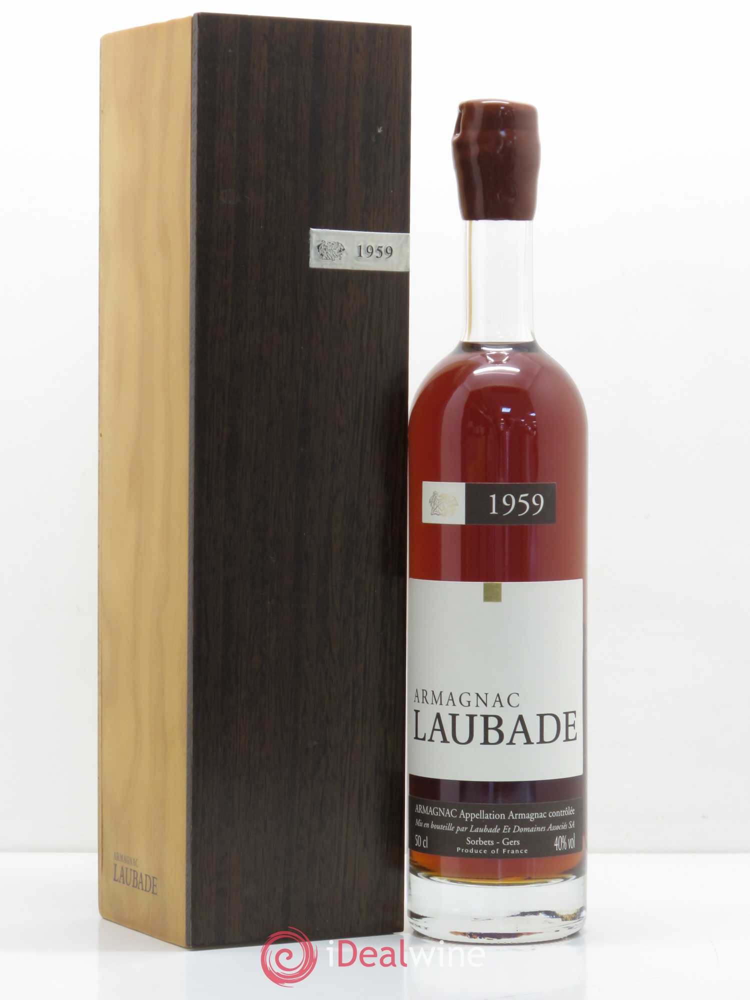 Armagnac Château Laubade 1959 - Lot de 1 bouteille - 1