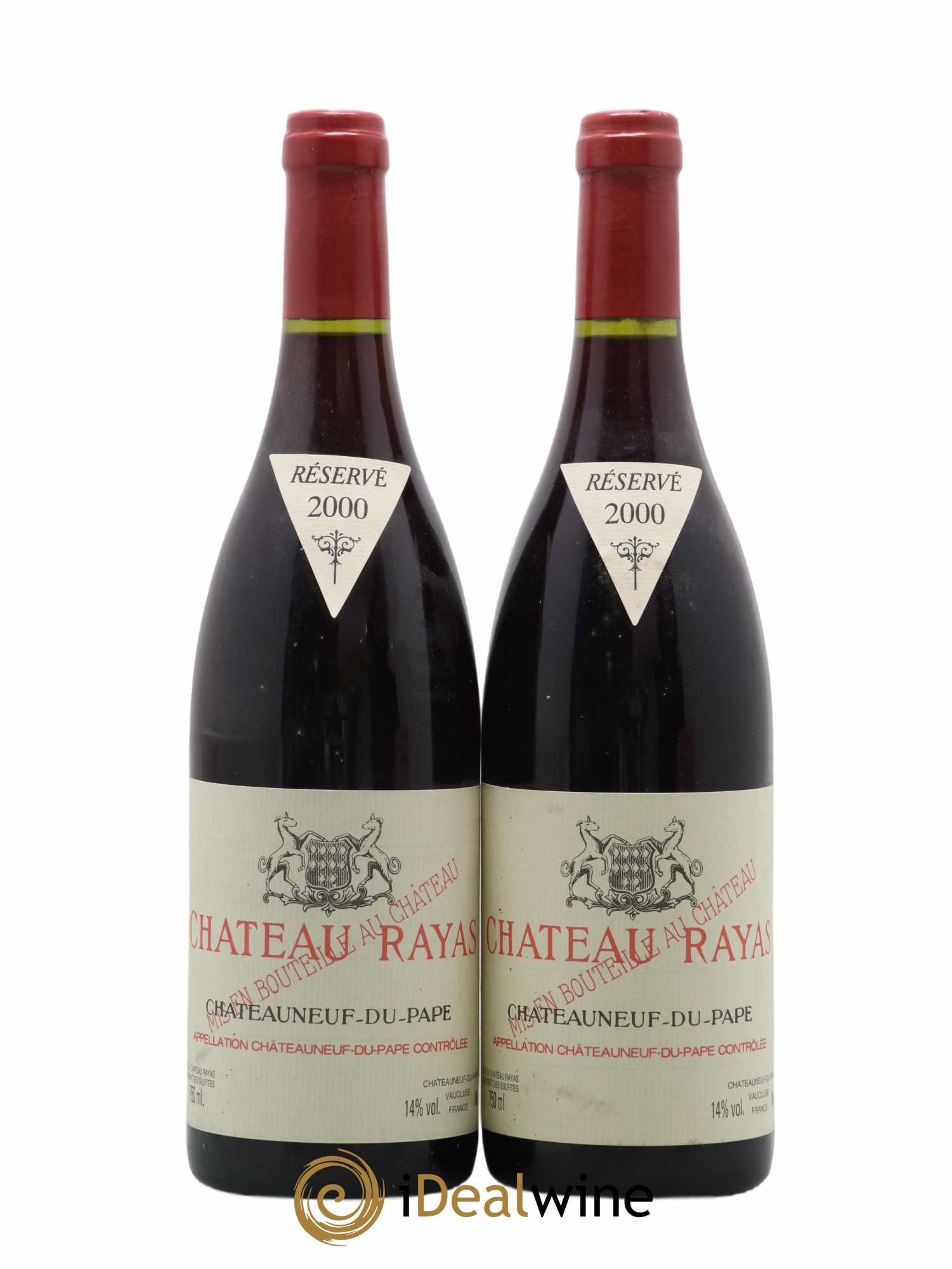 Châteauneuf-du-Pape Château Rayas Emmanuel Reynaud 2000 - Lot de 2 bouteilles - 0