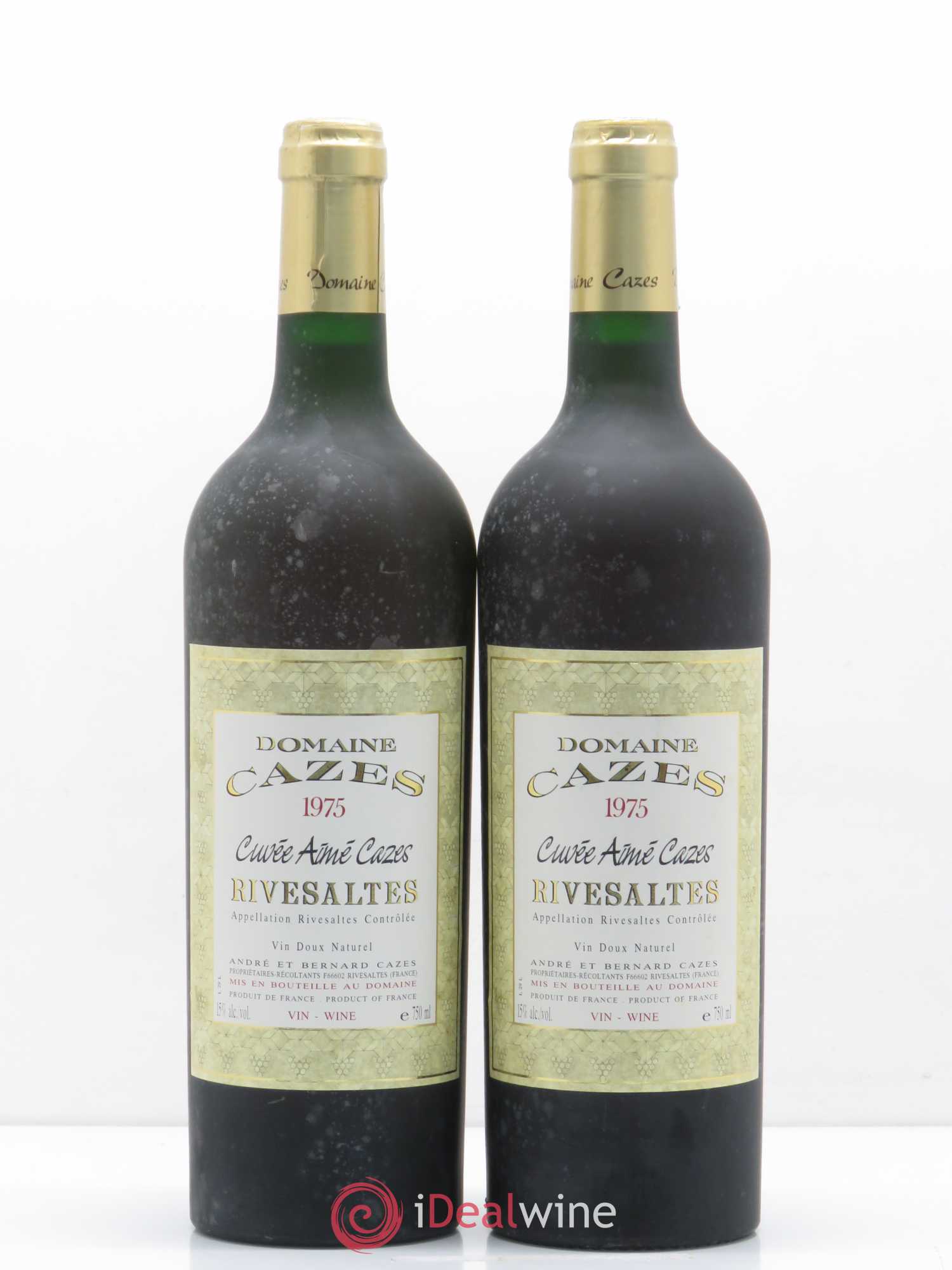 Rivesaltes Cuvée Aimé Cazes 1975 - Posten von 2 Flaschen - 0