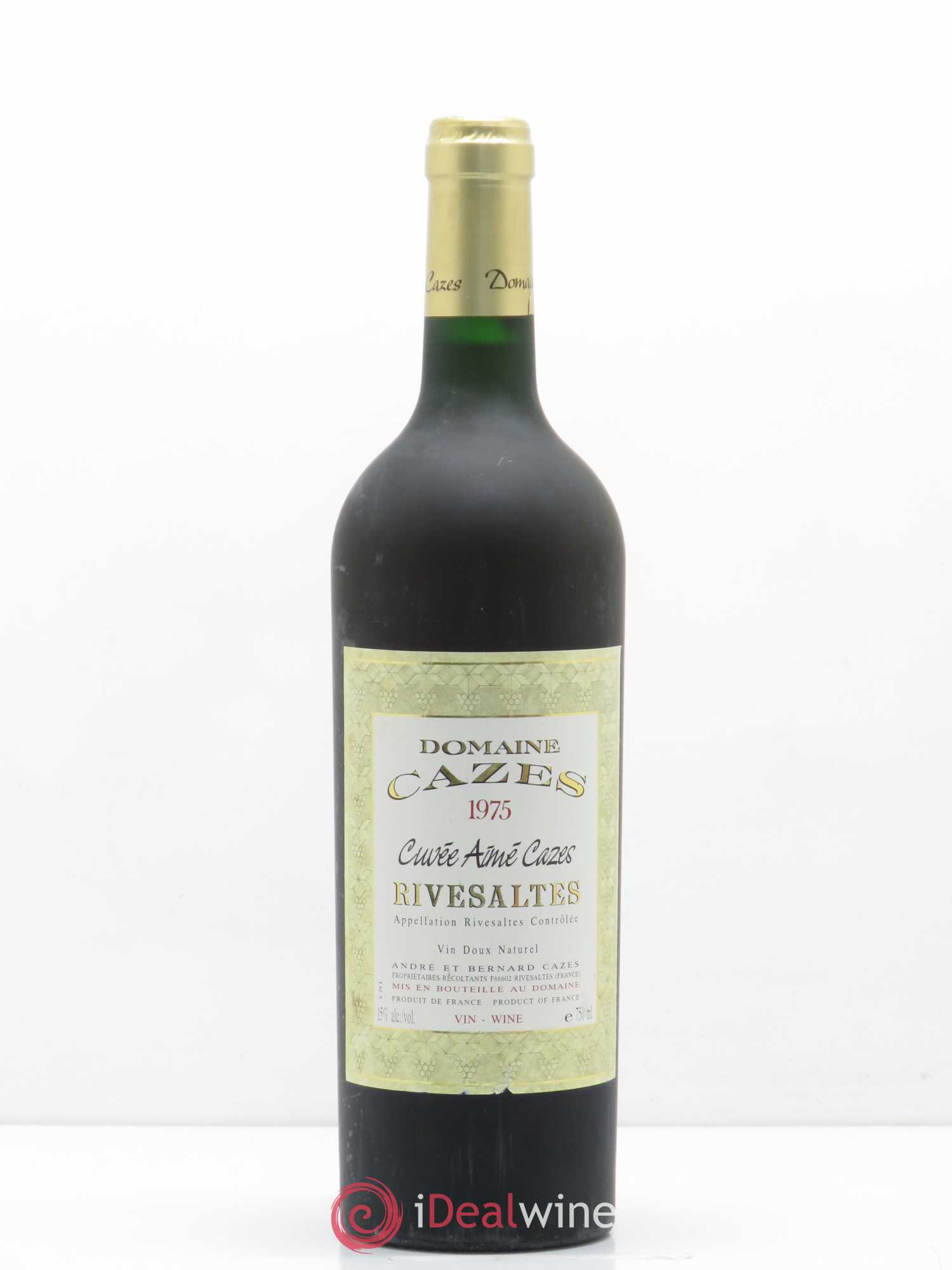 Rivesaltes Cuvée Aimé Cazes 1975 - Posten von 1 Flasche - 0