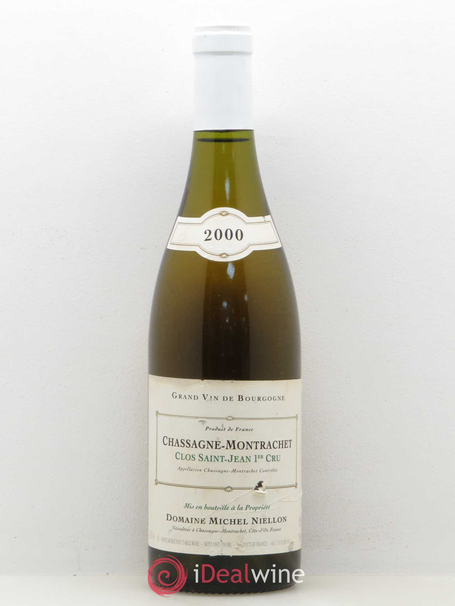 Chassagne-Montrachet 1er Cru Clos Saint-Jean Michel Niellon (Domaine) 2000 - Lot de 1 bouteille - 0