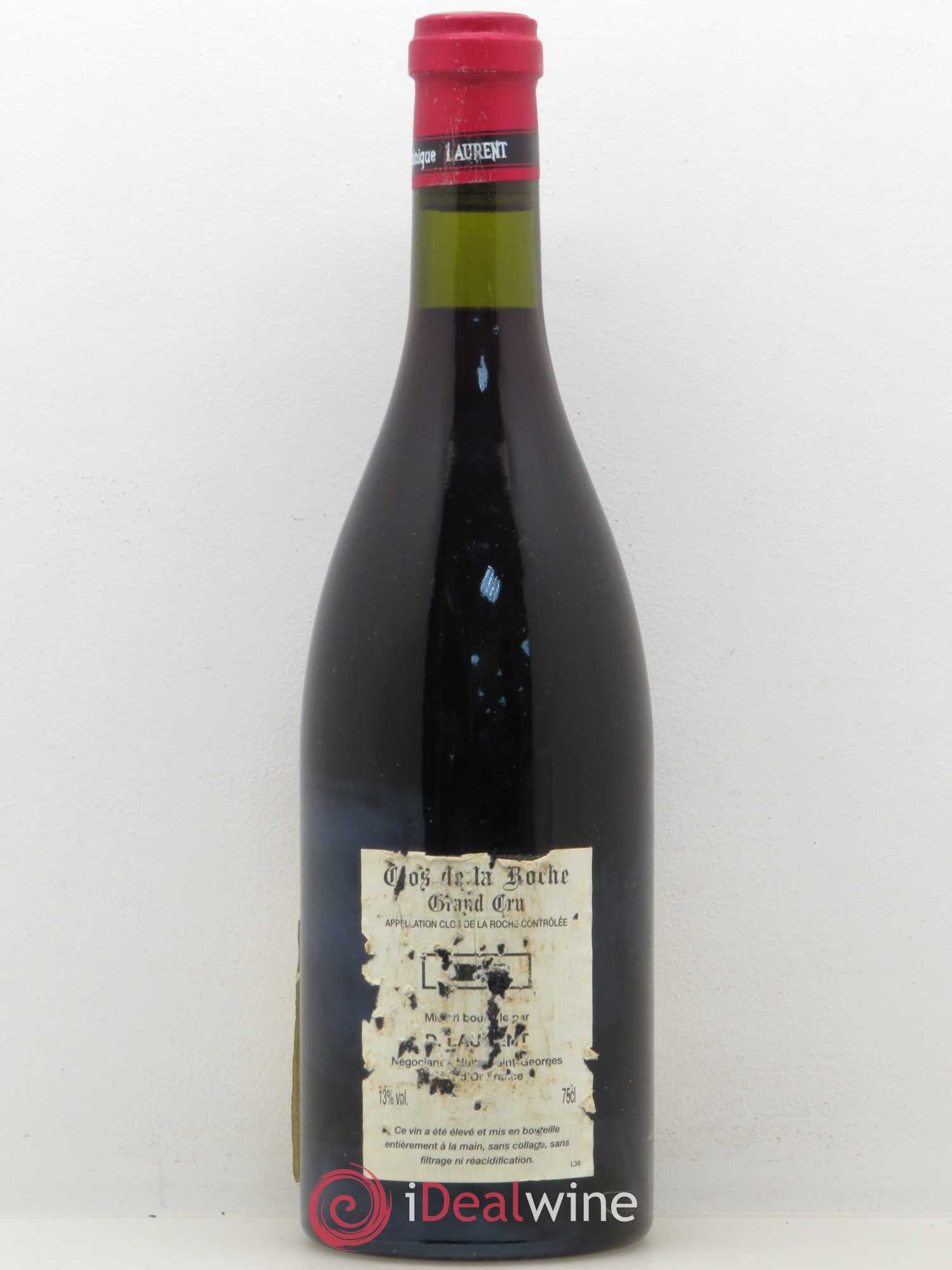 Clos de la Roche Grand Cru Vieilles vignes Intra-muros Dominique Laurent 2005 - Lot de 1 bouteille - 1