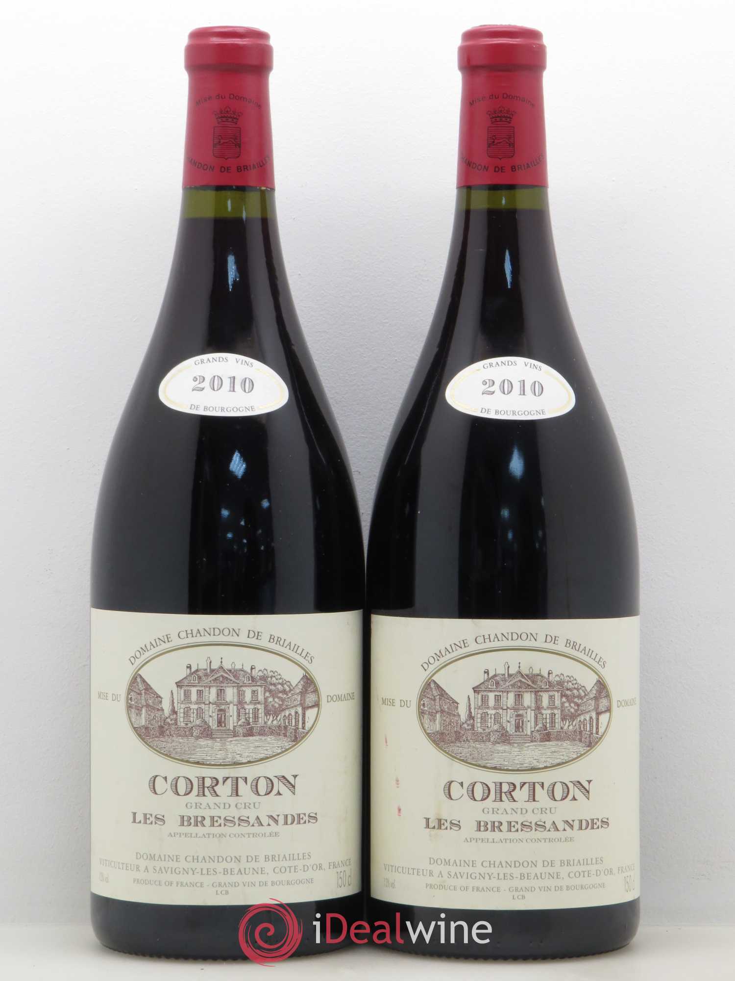 Corton Grand Cru Bressandes Chandon de Briailles 2010 - Lot de 2 magnums - 0