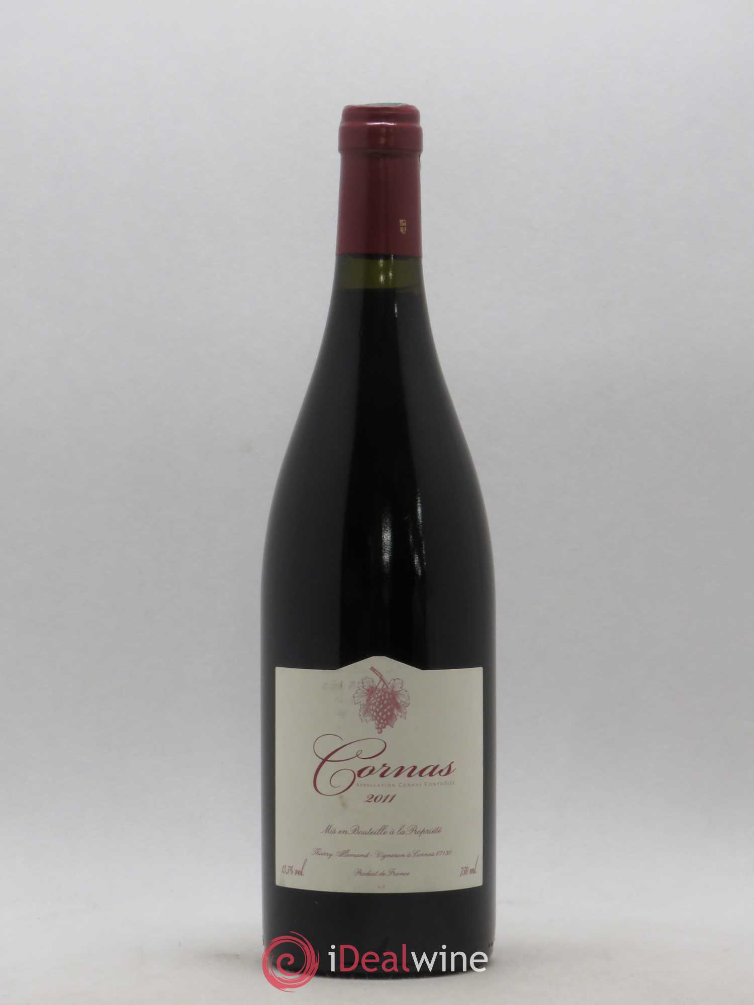 Cornas Cuvée sans soufre Thierry Allemand 2011 - Lot de 1 bouteille - 0