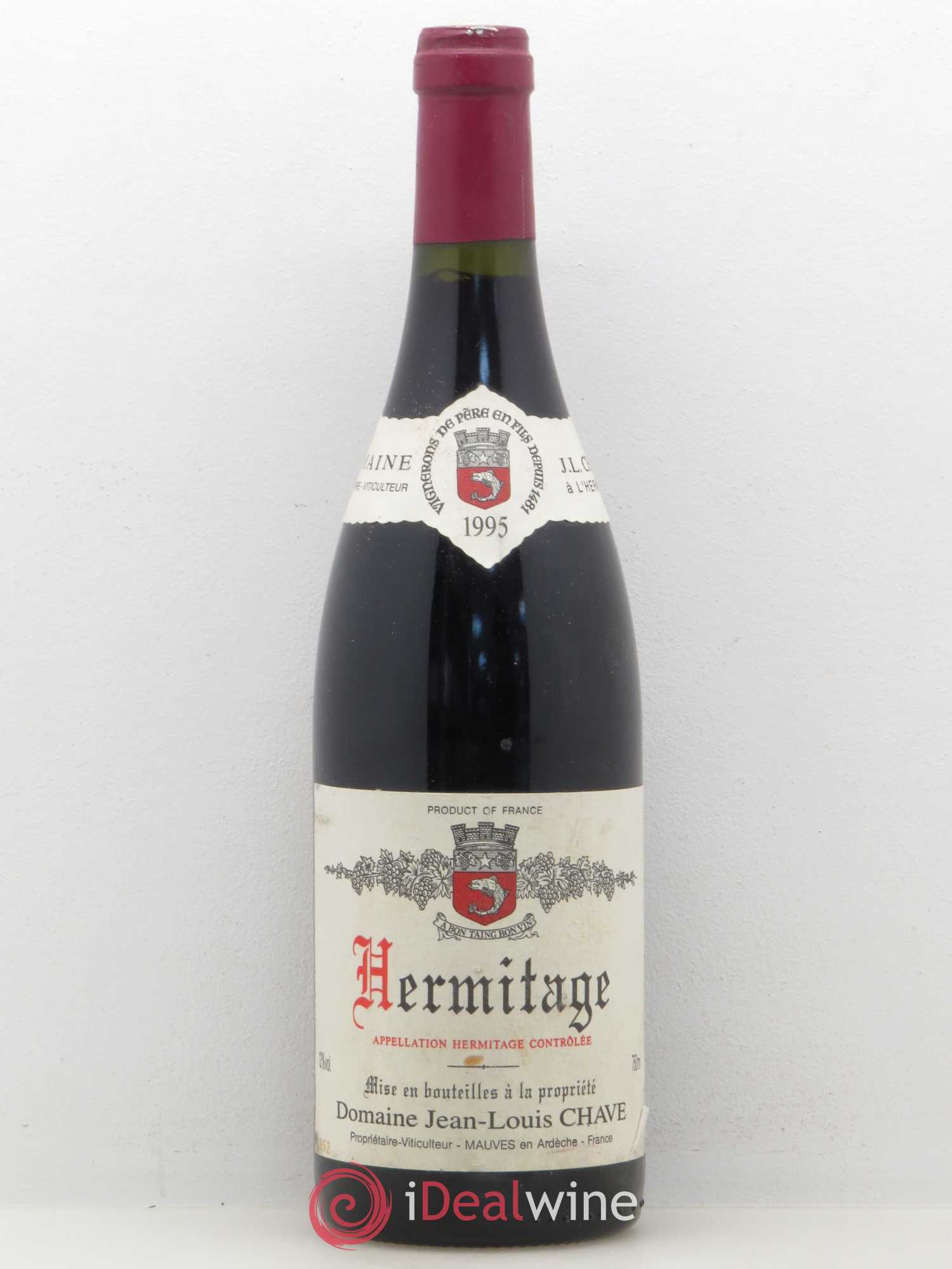 Hermitage Jean-Louis Chave 1995 - Lot de 1 bouteille - 0