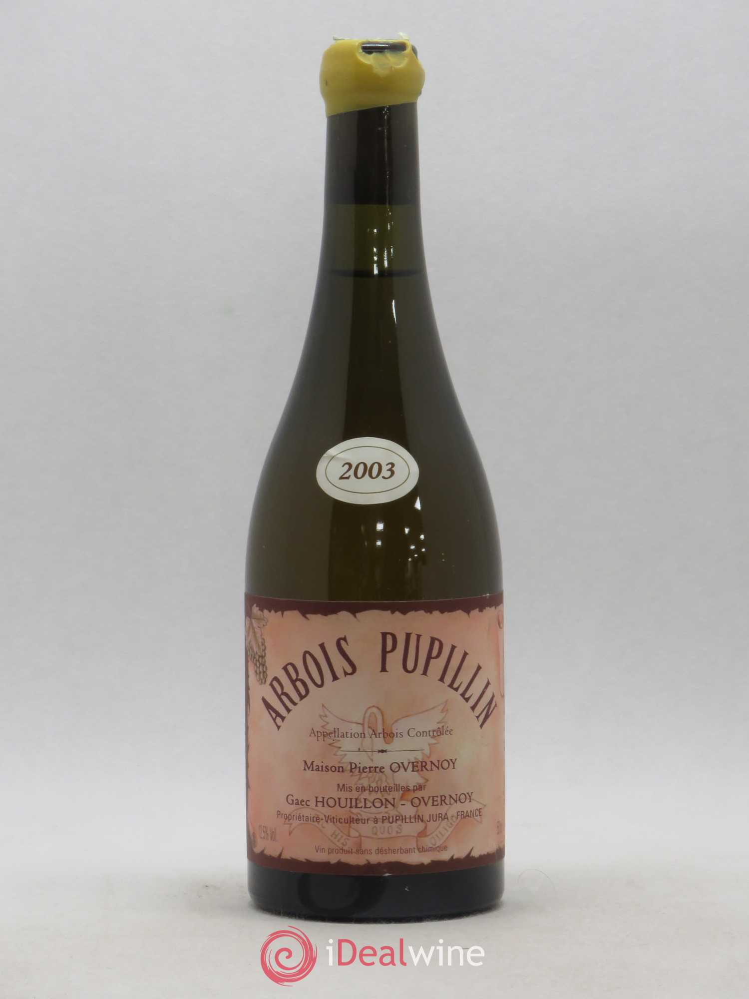 Arbois-Pupillin Vieux Savagnin Ouillé 50cl (VSO) Overnoy-Houillon (Domaine) 2003 - Posten von 1 Flasche - 0