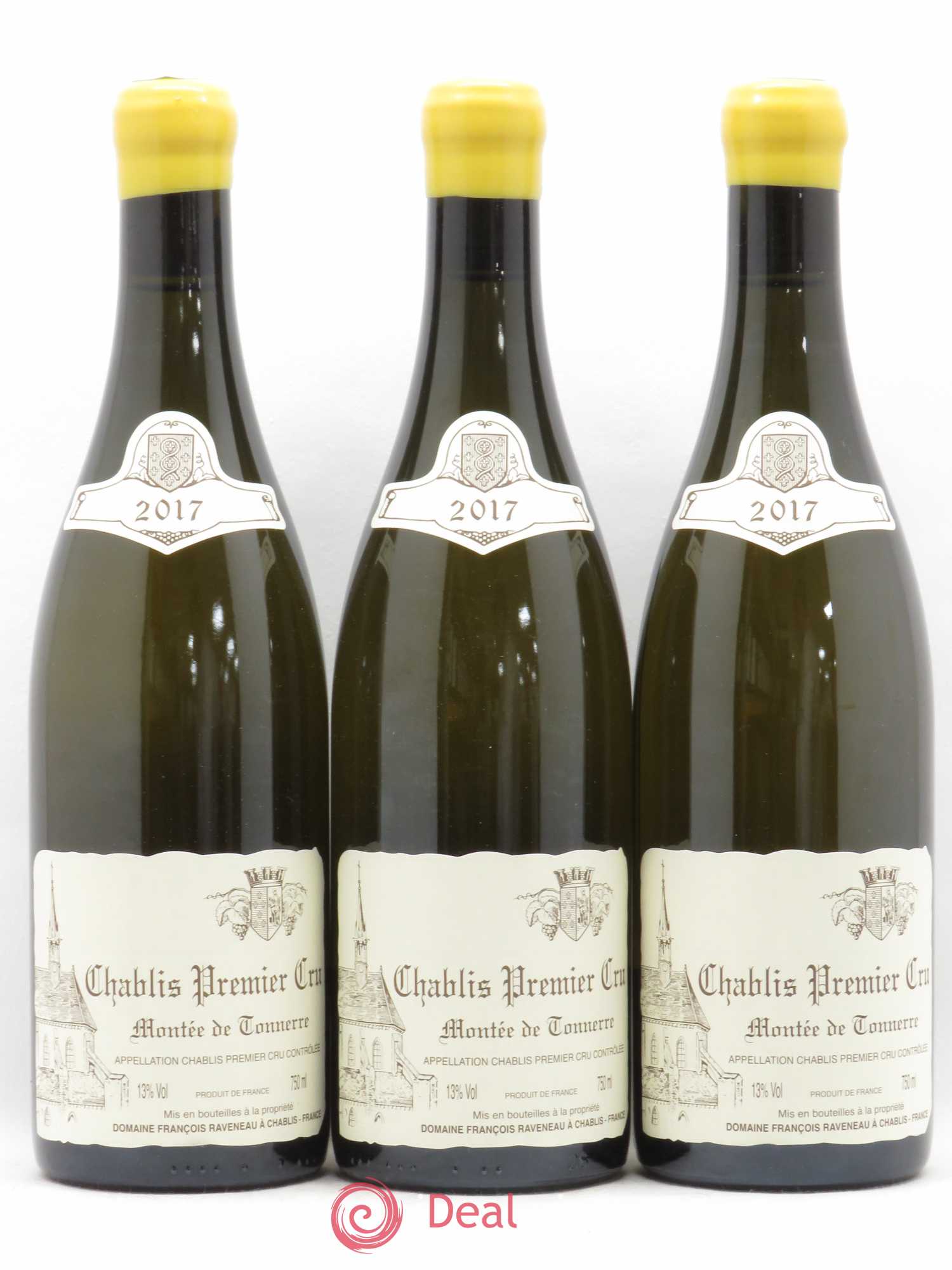 Chablis 1er Cru Montée de Tonnerre Raveneau (Domaine) 2017 - Lot de 3 bouteilles - 0
