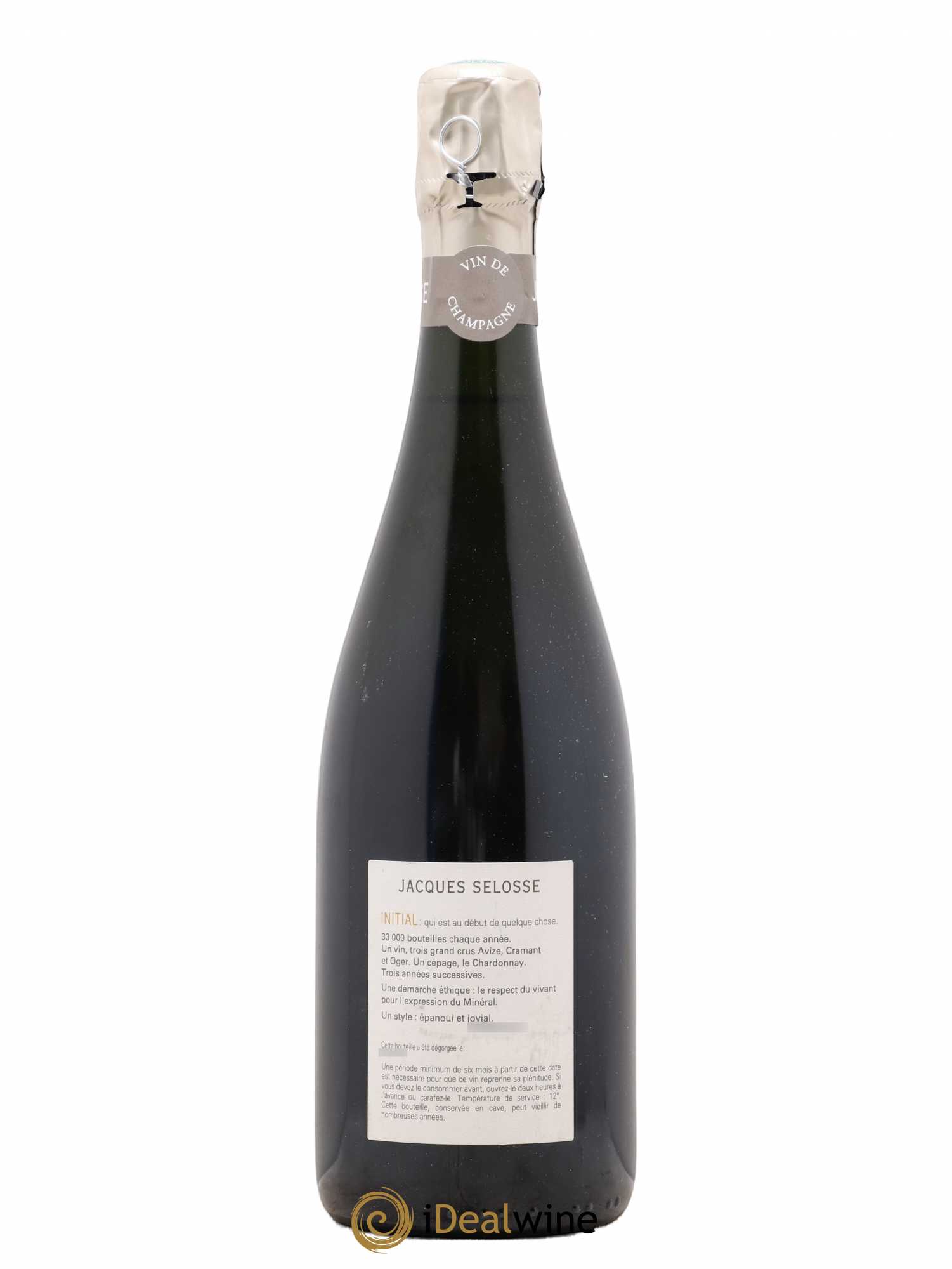 Initial Brut Jacques Selosse - Lot de 1 bouteille - 1