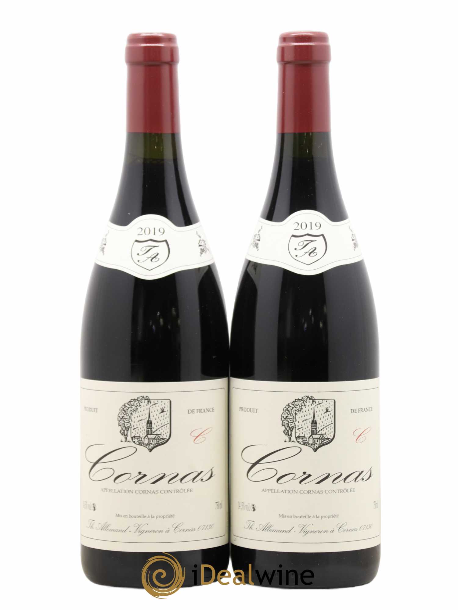 Cornas Chaillot Thierry Allemand 2019 - Lot de 2 bouteilles - 0