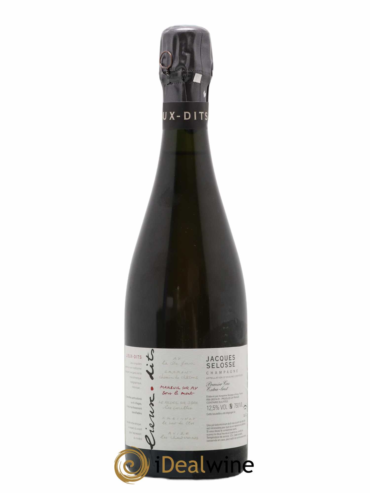 Mareuil sur Ay Sous le Mont Extra-Brut Jacques Selosse - Lot of 1 bottle - 0