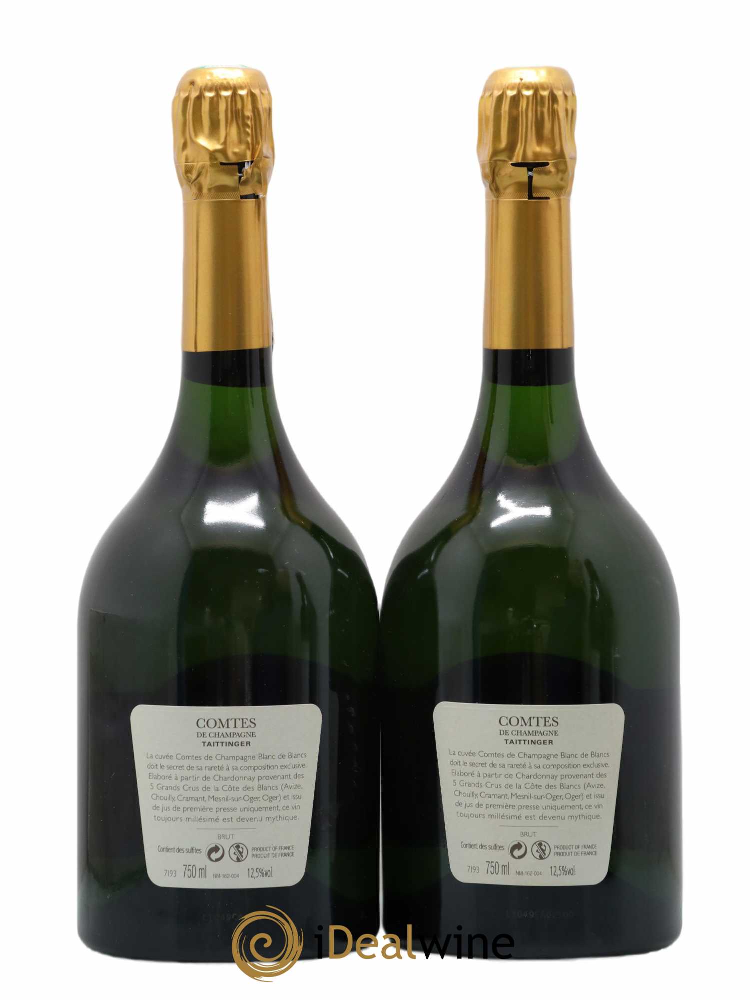 Comtes de Champagne Taittinger 2008 - Lot of 2 bottles - 1