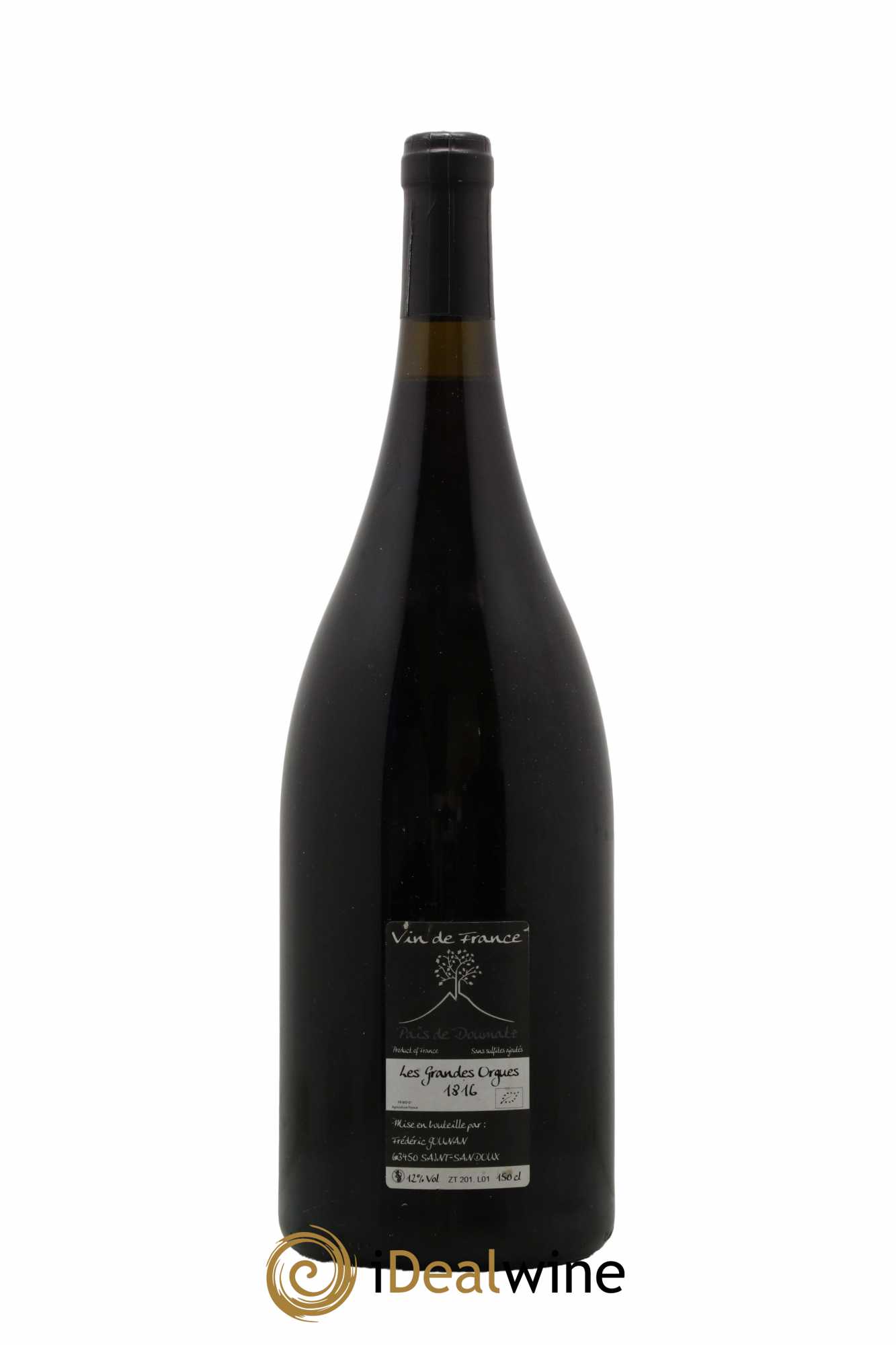 Vin de France Les Grandes Orgues Vignoble de l'Arbre Blanc 2016 - Lot de 1 magnum - 1