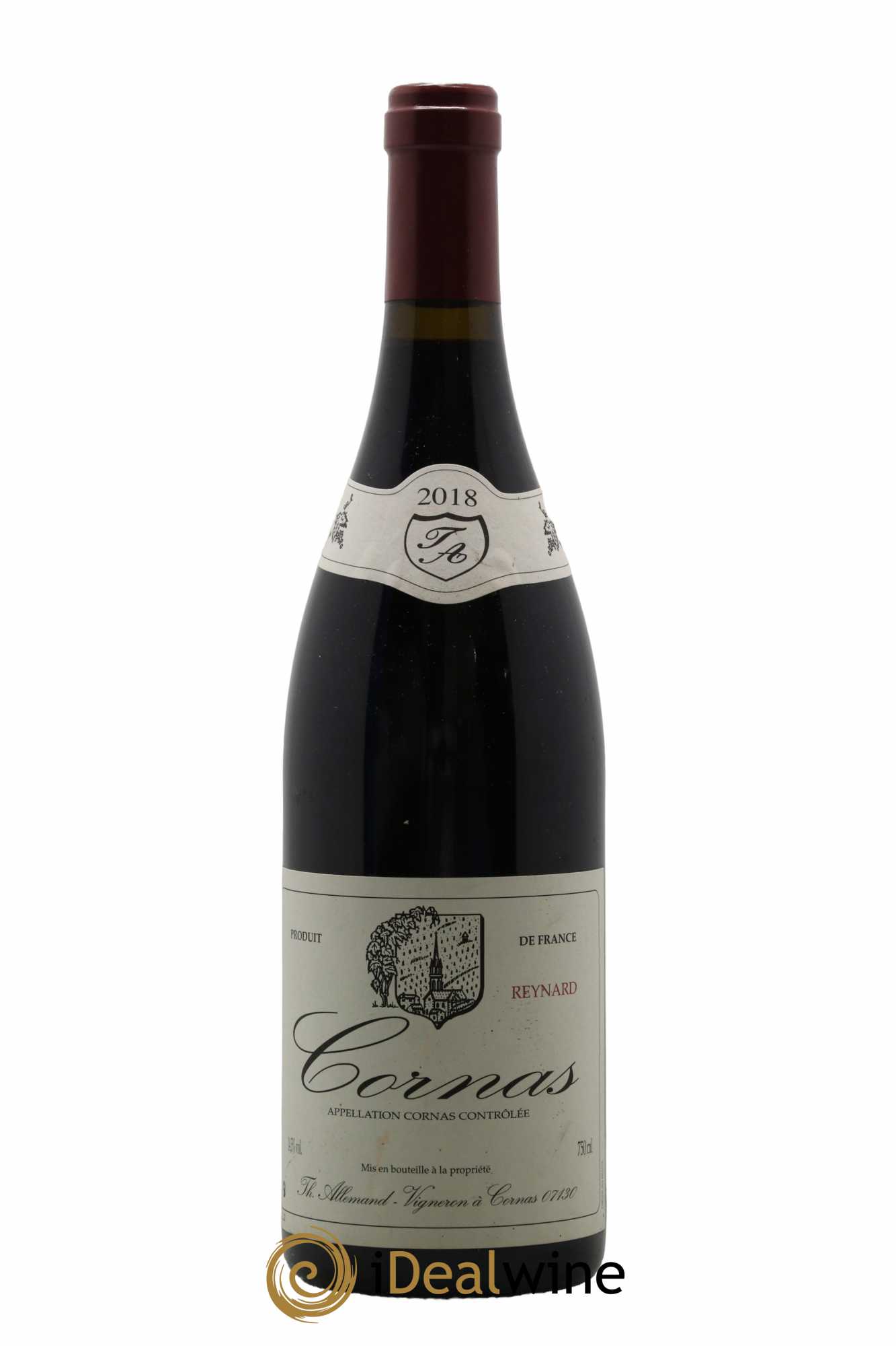 Cornas Reynard Thierry Allemand 2018 - Lot of 1 bottle - 0