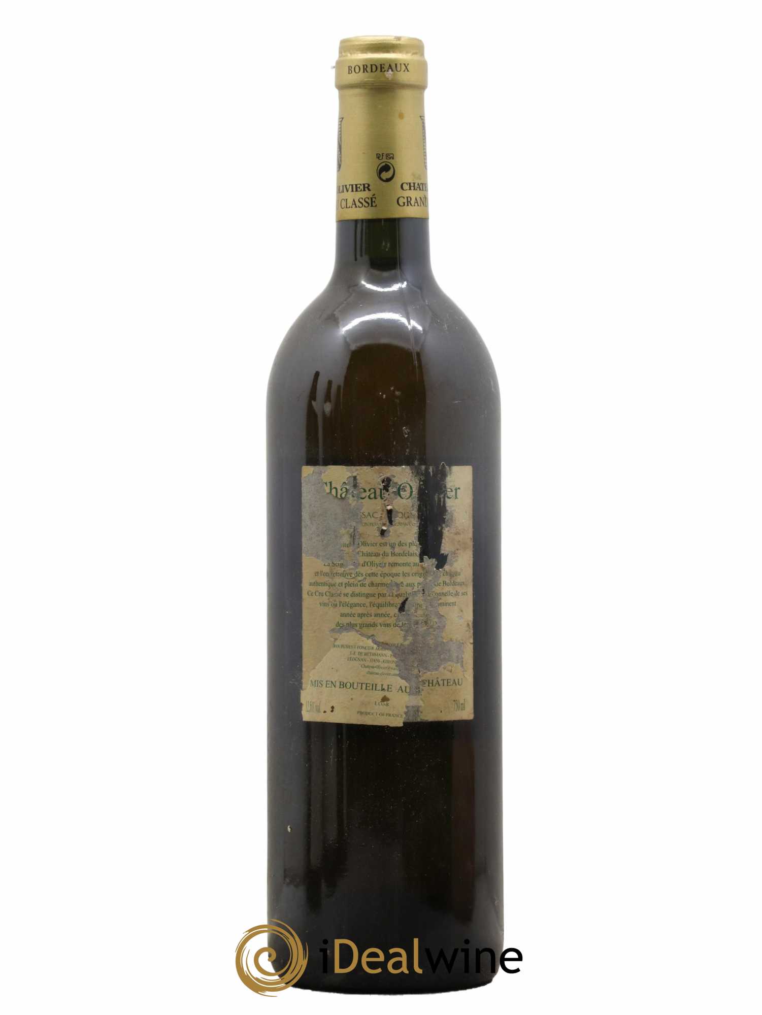 Château Olivier Cru Classé de Graves 2001 - Lot de 1 bouteille - 1