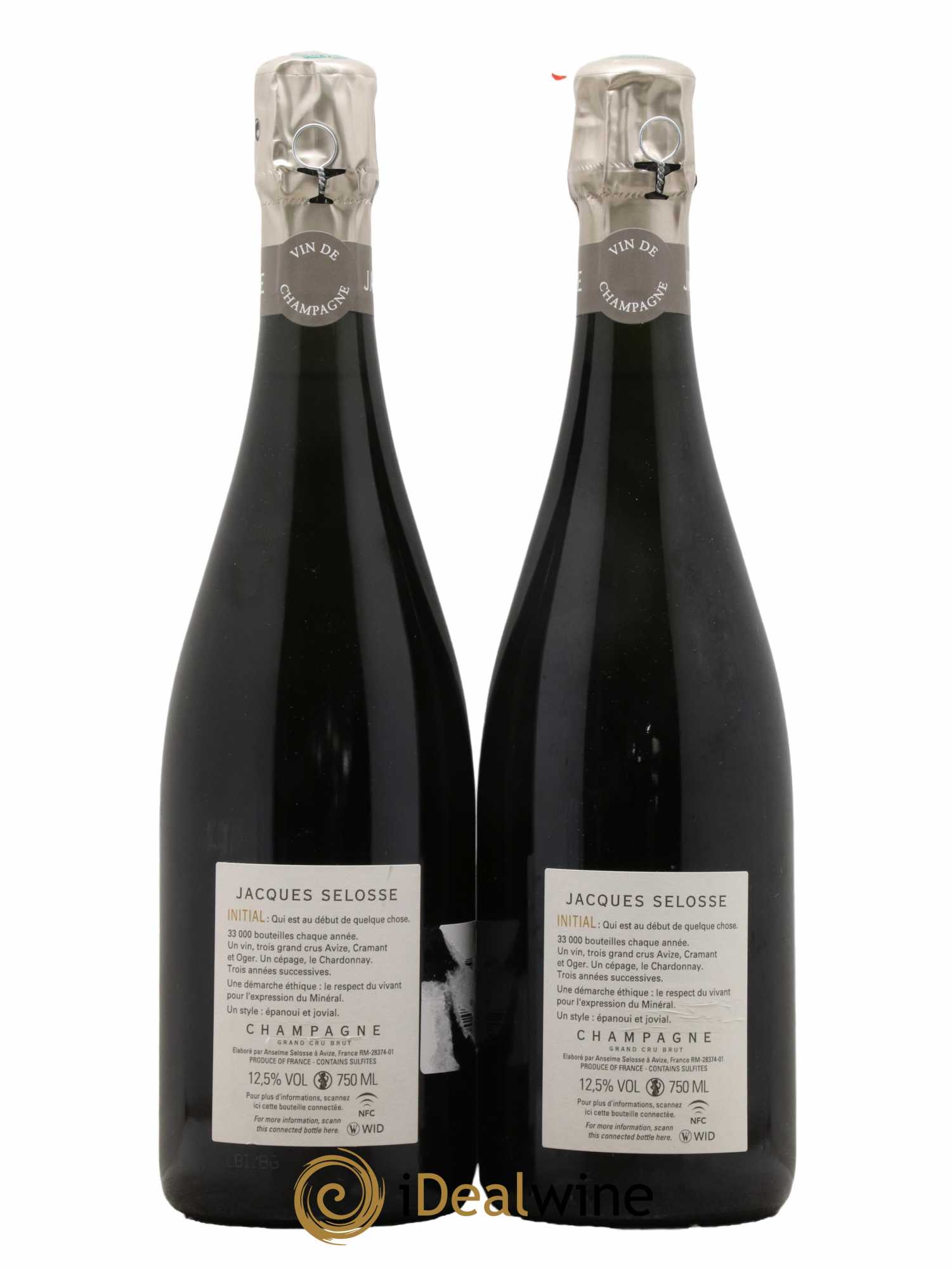 Initial Brut Jacques Selosse - Lot de 2 bouteilles - 1