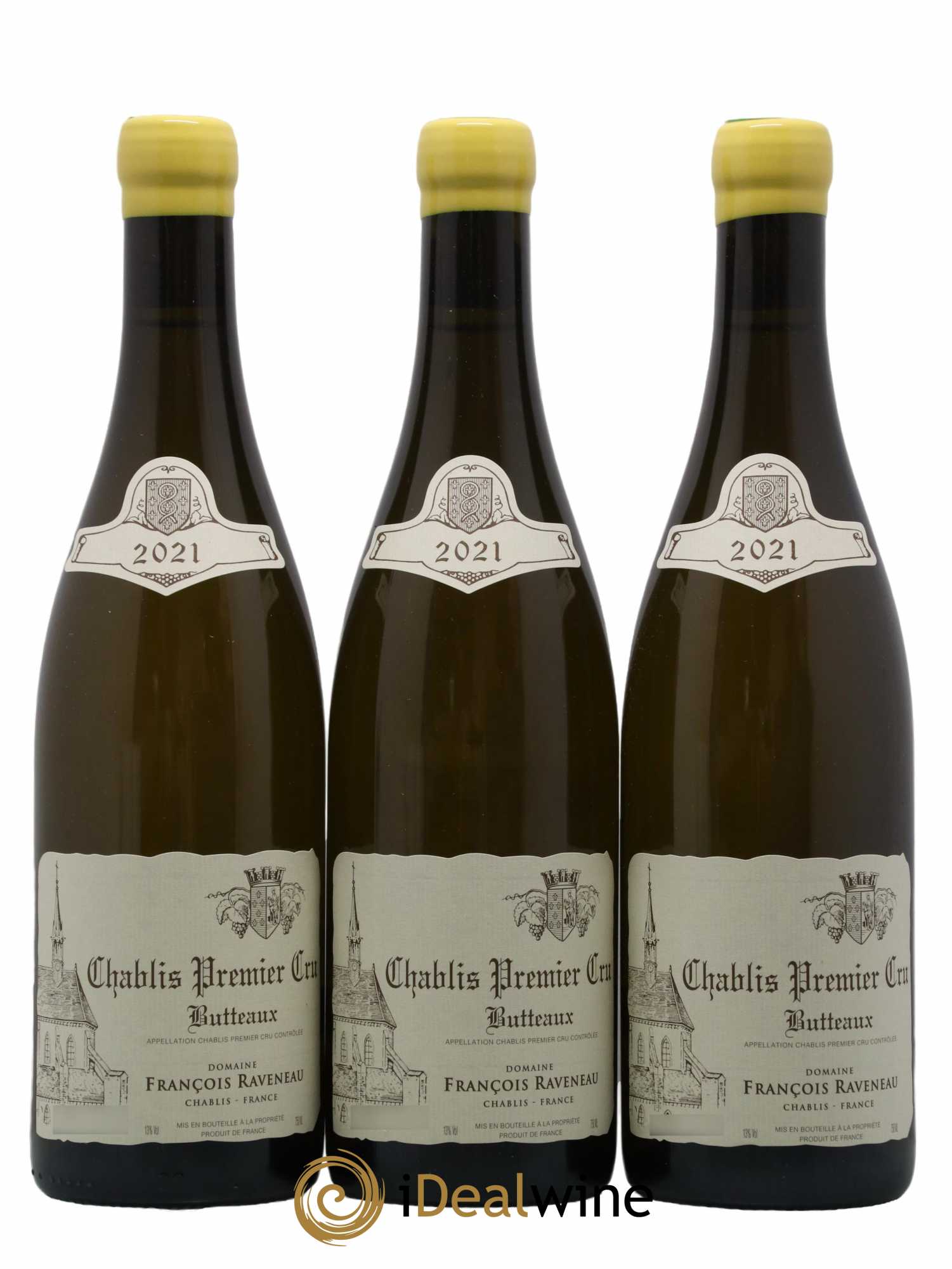 Chablis 1er Cru Butteaux Raveneau (Domaine) 2021 - Lot de 3 bouteilles - 0