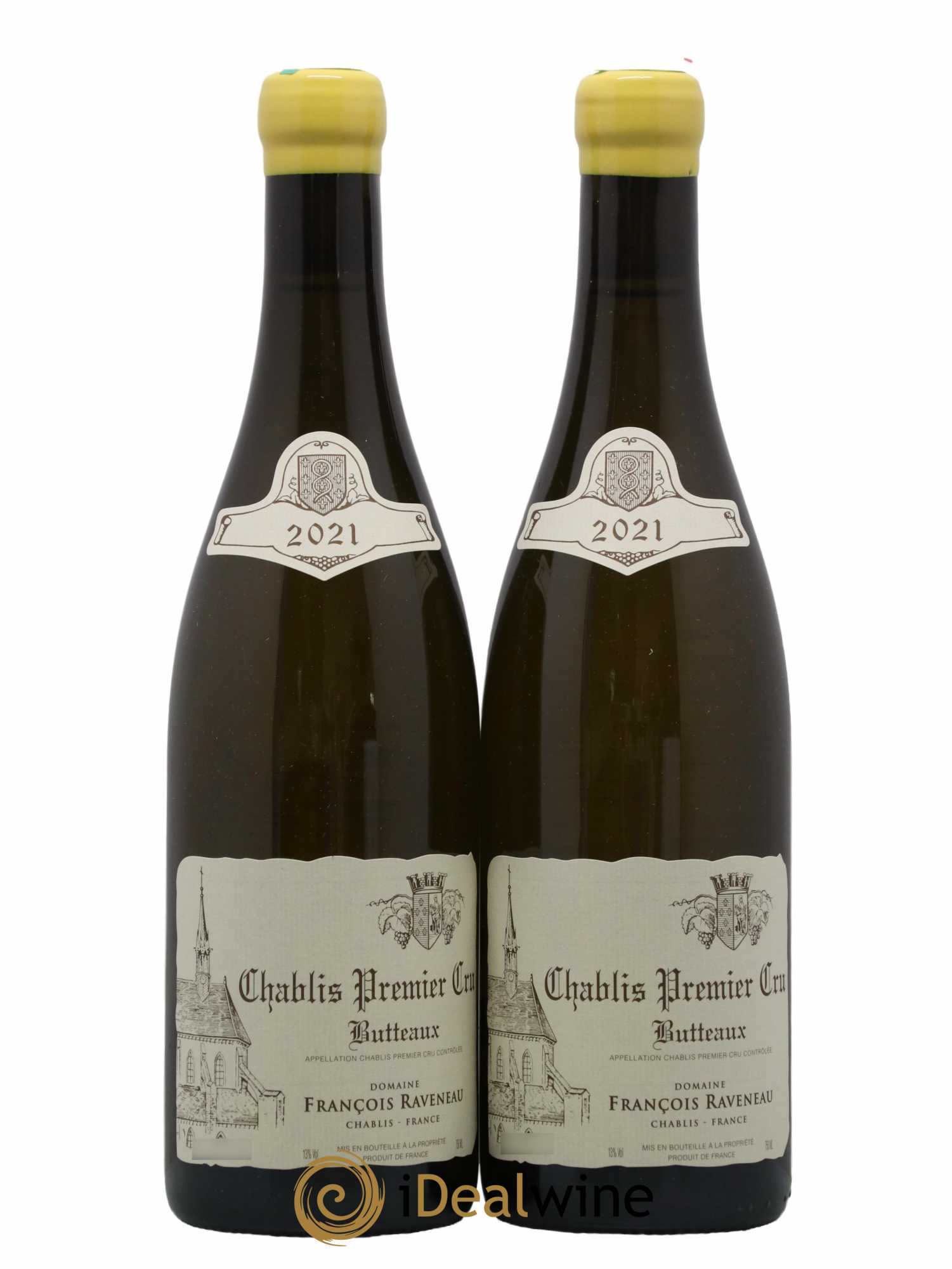 Chablis 1er Cru Butteaux Raveneau (Domaine) 2021 - Lot de 2 bouteilles - 0