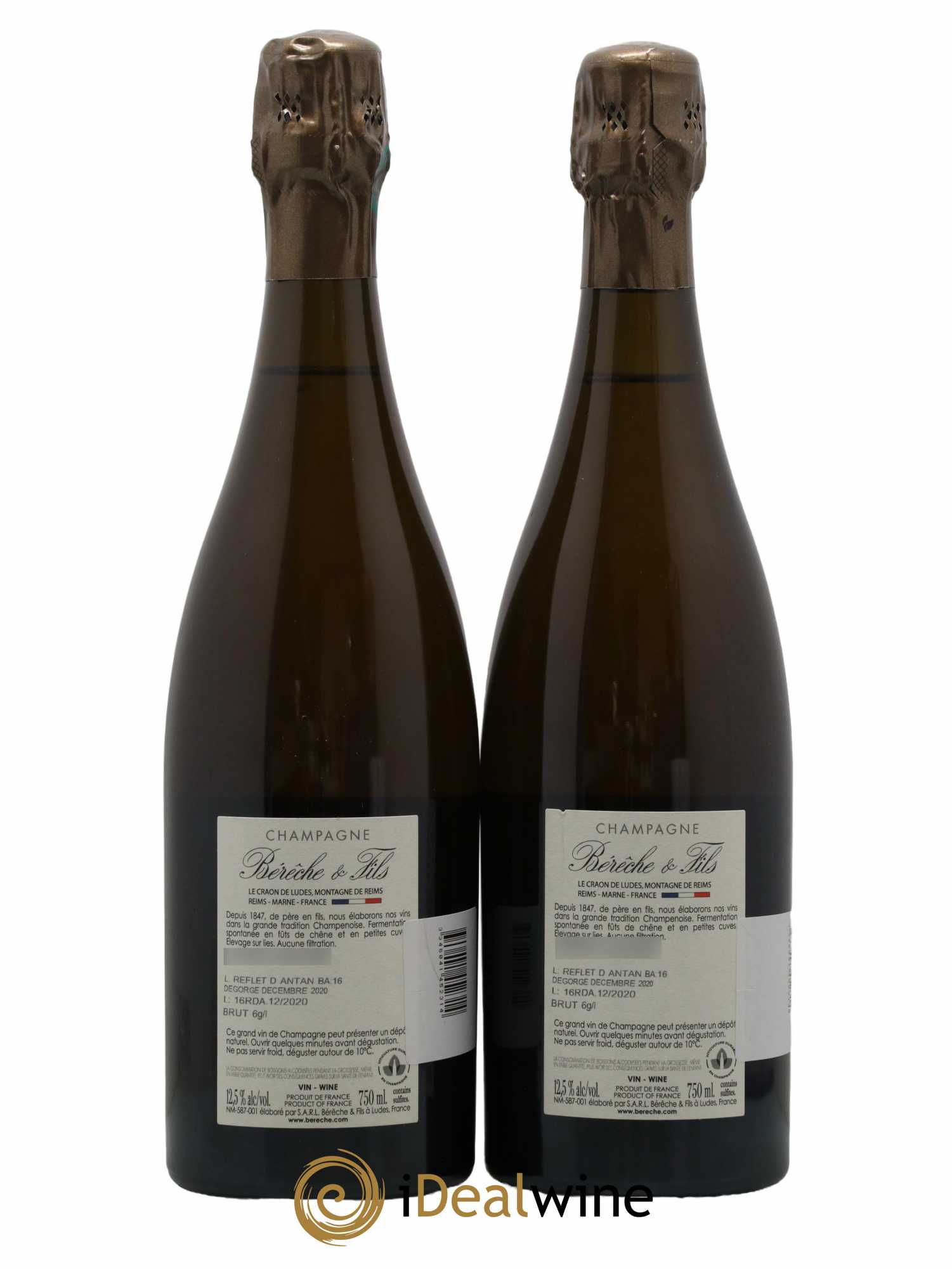 Reflet d'Antan Bérêche et Fils - Lot de 2 bouteilles - 1