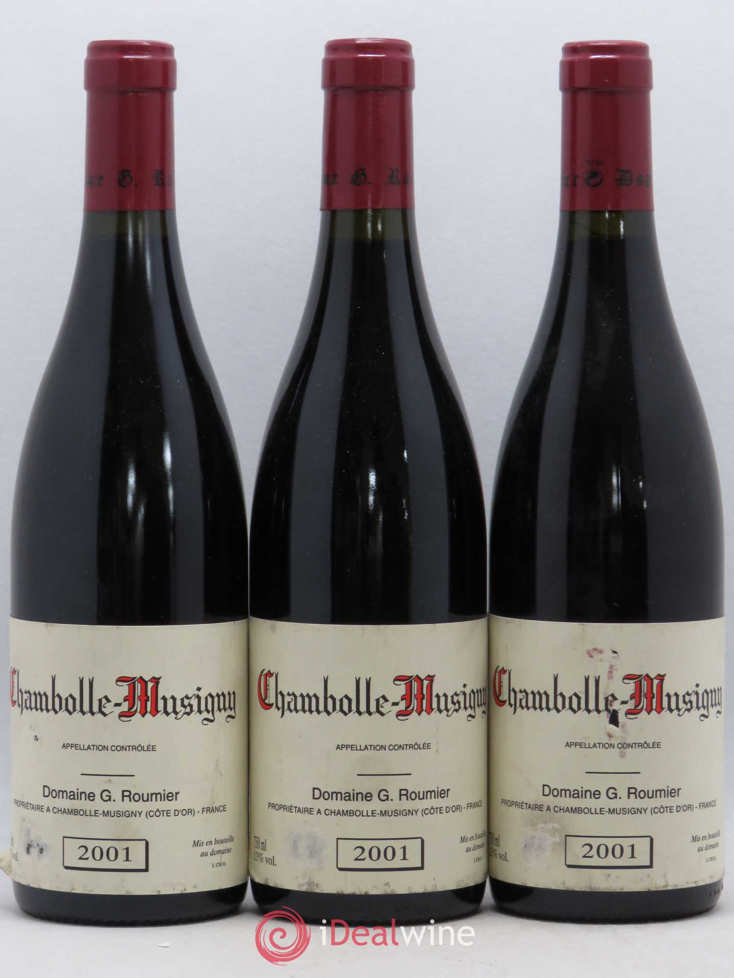 Chambolle-Musigny Georges Roumier (Domaine) 2001 - Lot de 3 bouteilles - 0