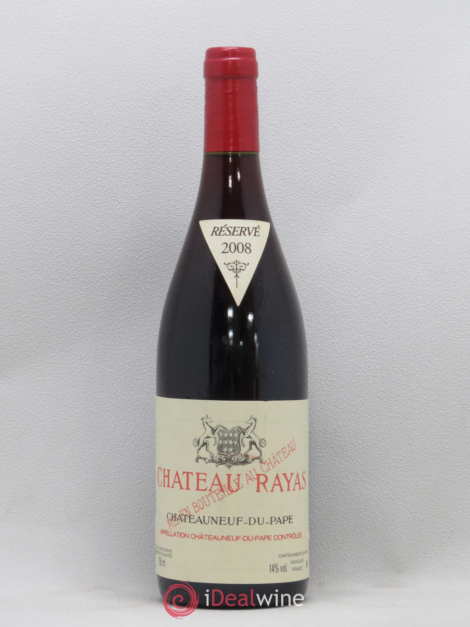 Châteauneuf-du-Pape Château Rayas Emmanuel Reynaud 2008 - Lot de 1 bouteille - 0