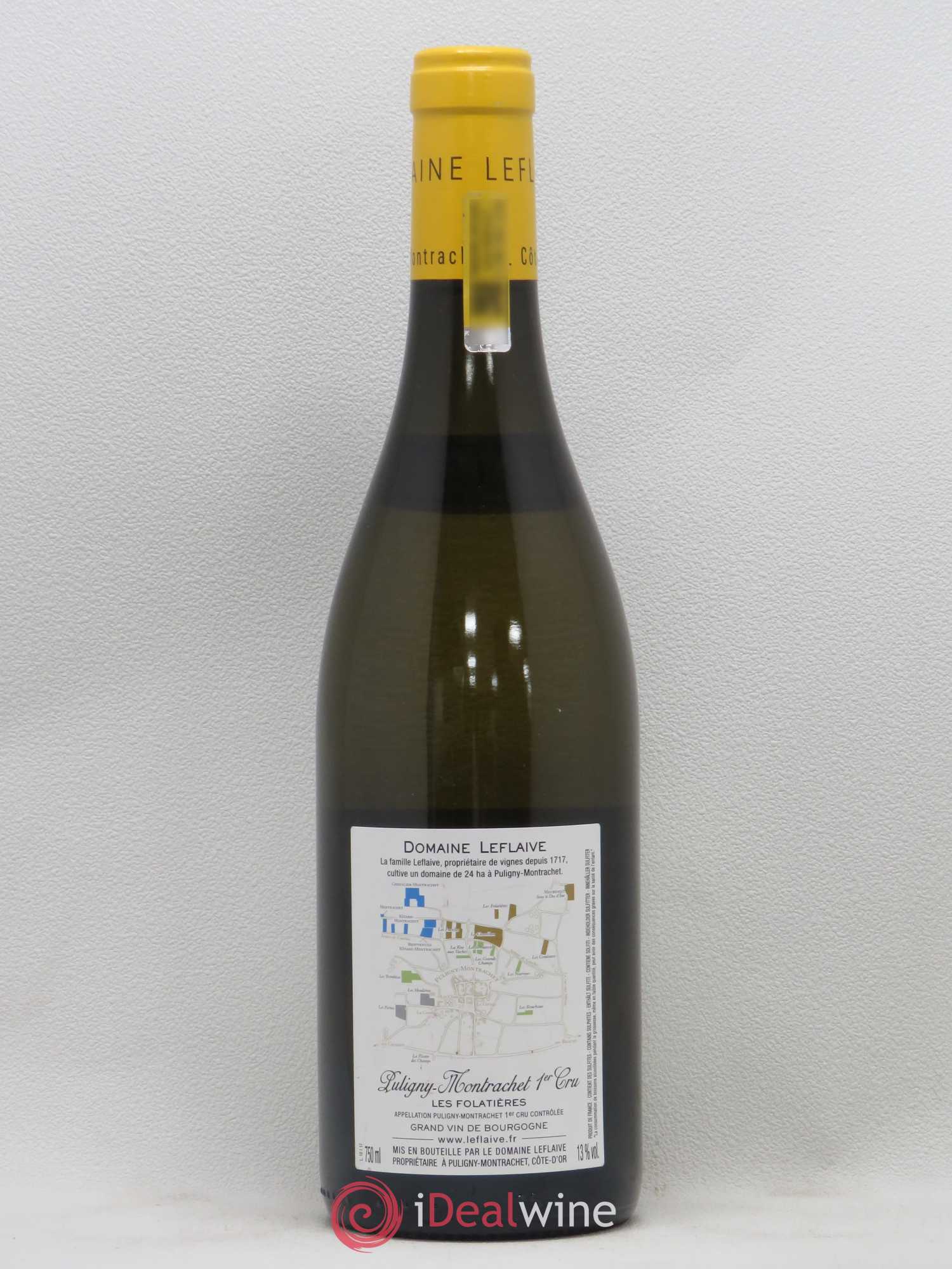 Puligny-Montrachet 1er Cru Les Folatières Leflaive (Domaine) 2017 - Lot de 1 bouteille - 1