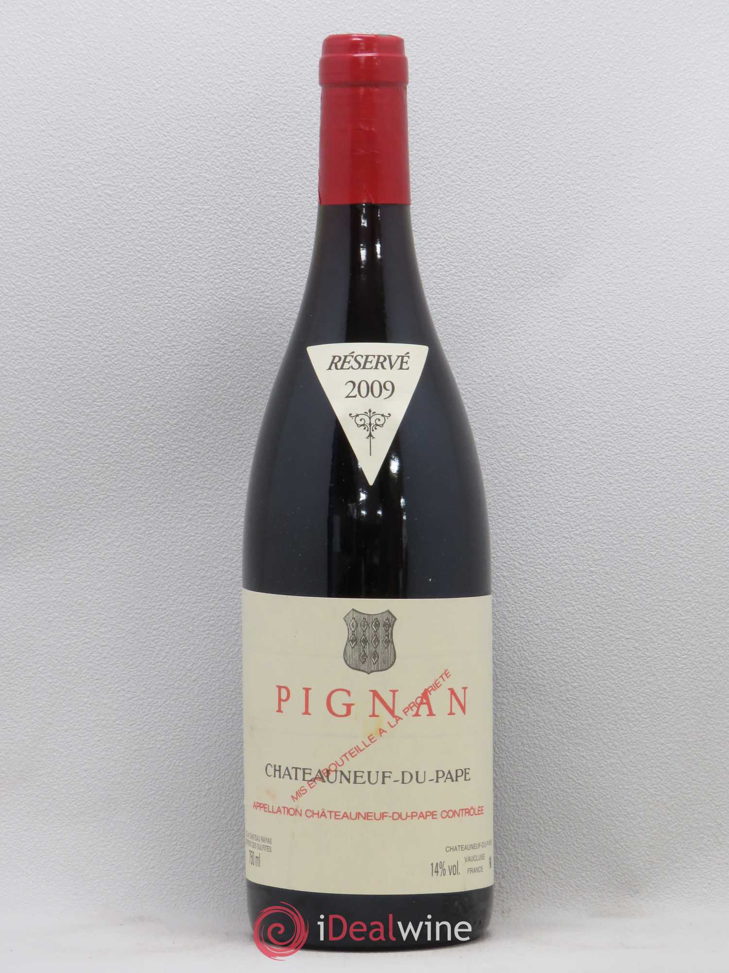Châteauneuf-du-Pape Pignan Emmanuel Reynaud 2009 - Lot de 1 bouteille - 0