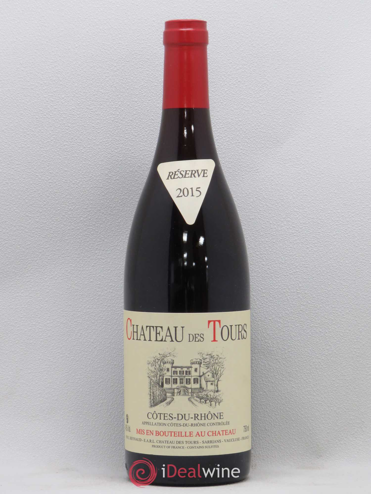 Côtes-du-Rhône Château des Tours Emmanuel Reynaud 2015 - Lot de 1 bouteille - 0