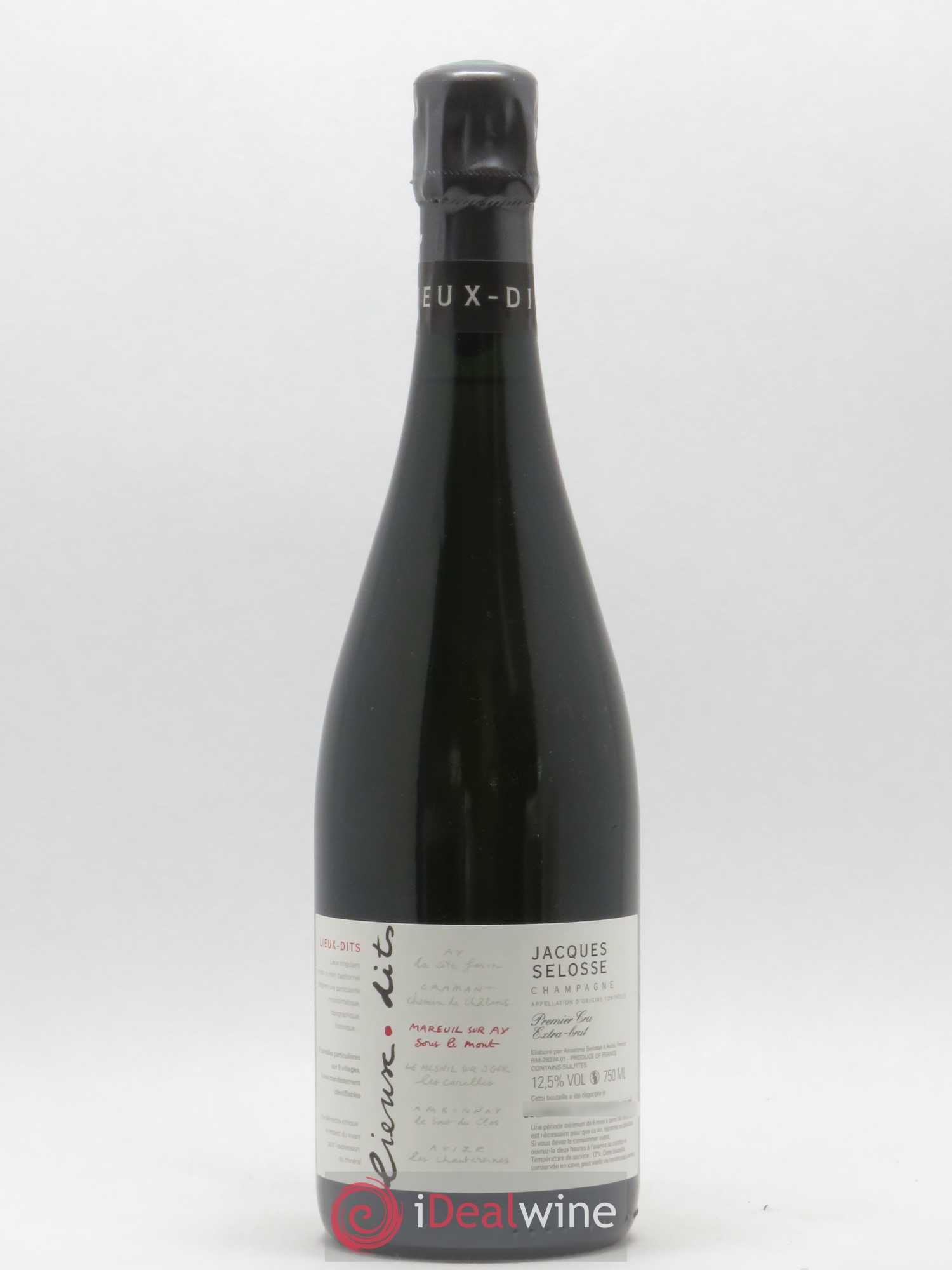 Mareuil sur Ay Sous le Mont Extra-Brut Jacques Selosse (sans prix de réserve) - Lot de 1 bouteille - 0
