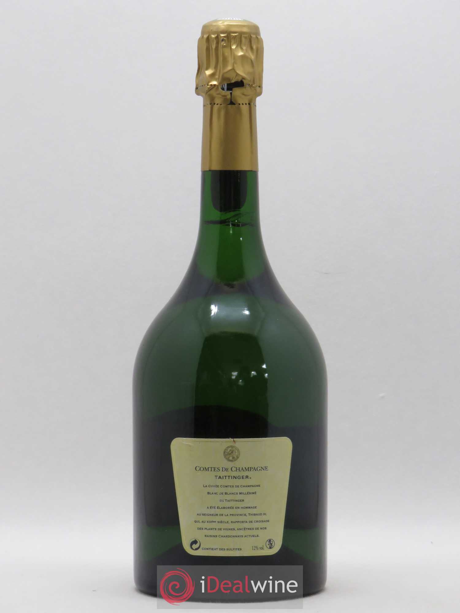 Comtes de Champagne Taittinger 1998 - Lot de 1 bouteille - 1