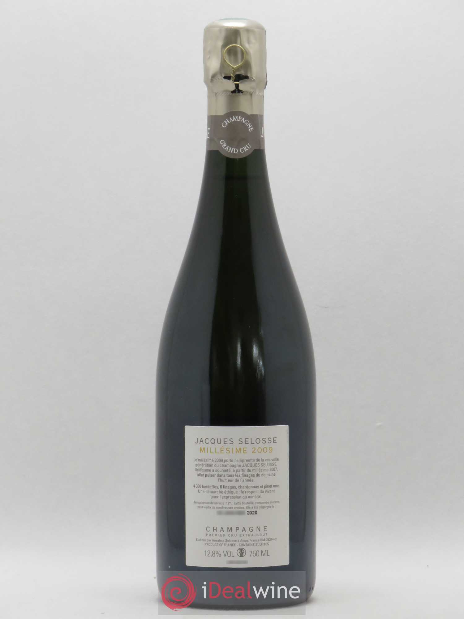 1er Cru Millésimé Extra-Brut Jacques Selosse 2009 - Lot de 1 bouteille - 1