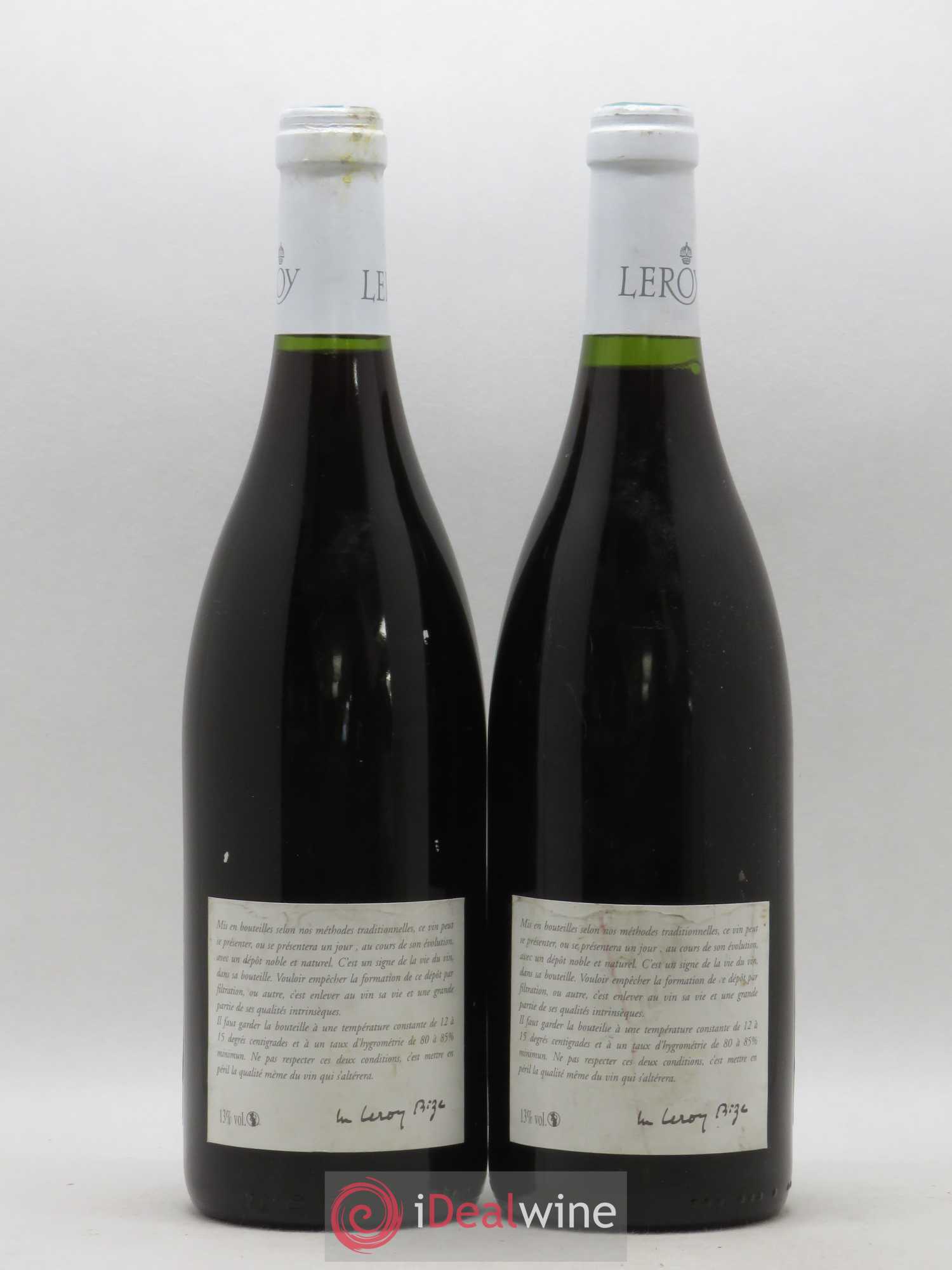 Volnay 1er Cru Champans Leroy SA 1999 - Lot de 2 bouteilles - 1