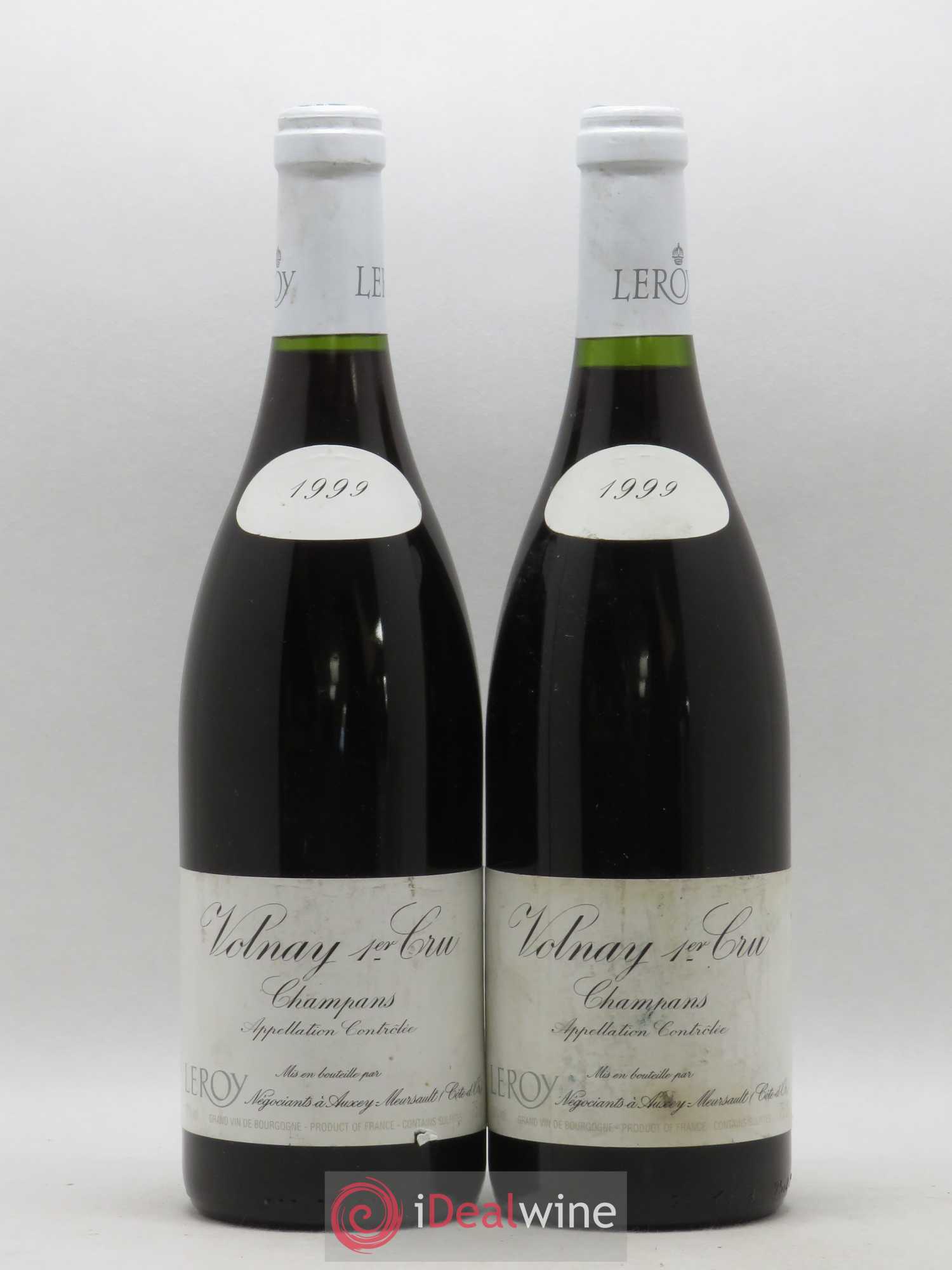Volnay 1er Cru Champans Leroy SA 1999 - Lot de 2 bouteilles - 0