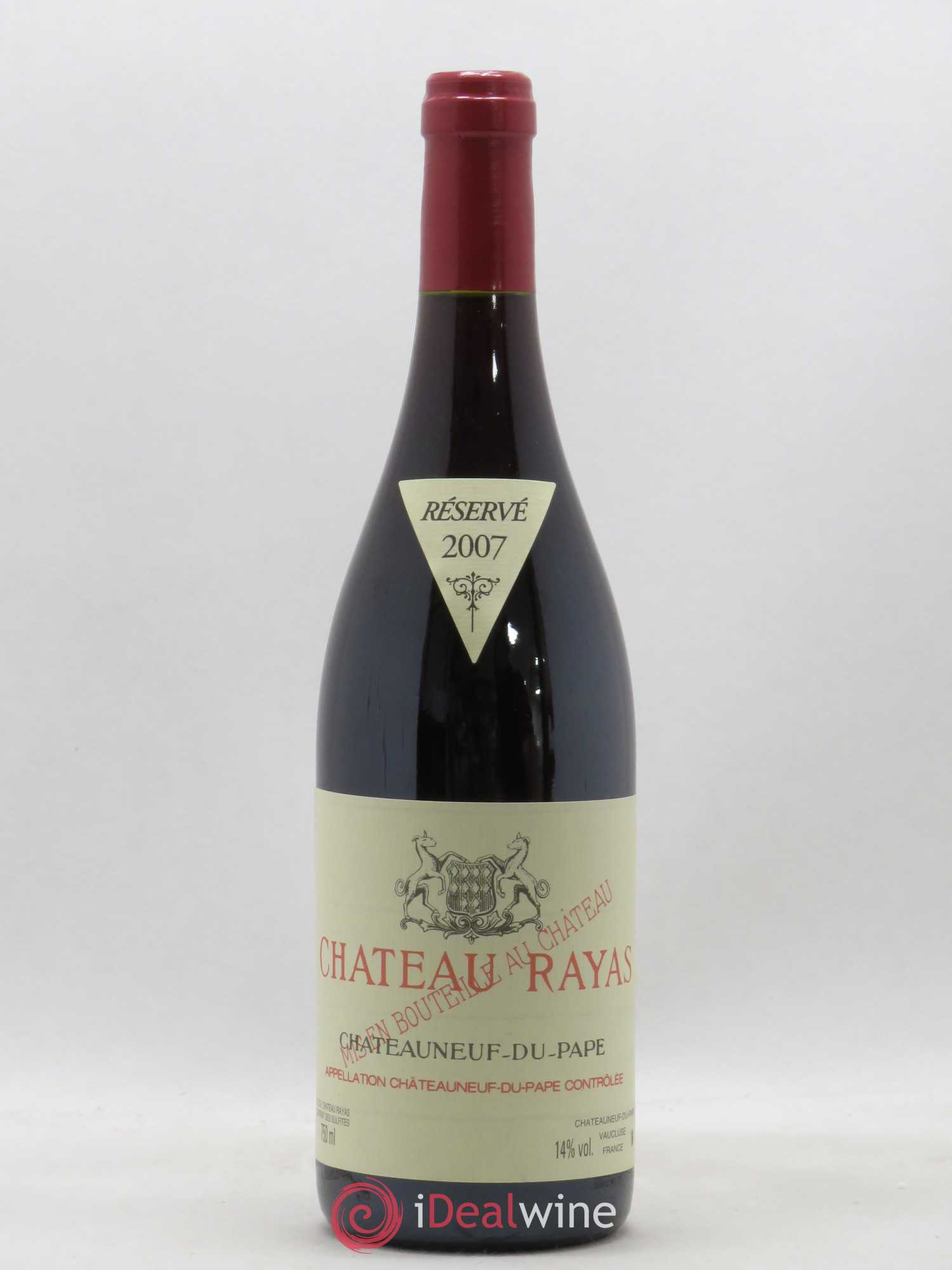 Châteauneuf-du-Pape Château Rayas Emmanuel Reynaud 2007 - Lot de 1 bouteille - 0