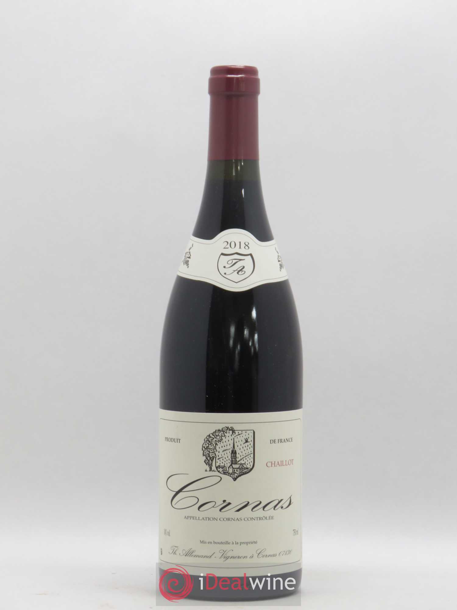 Cornas Chaillot Thierry Allemand 2018 - Lot de 1 bouteille - 0