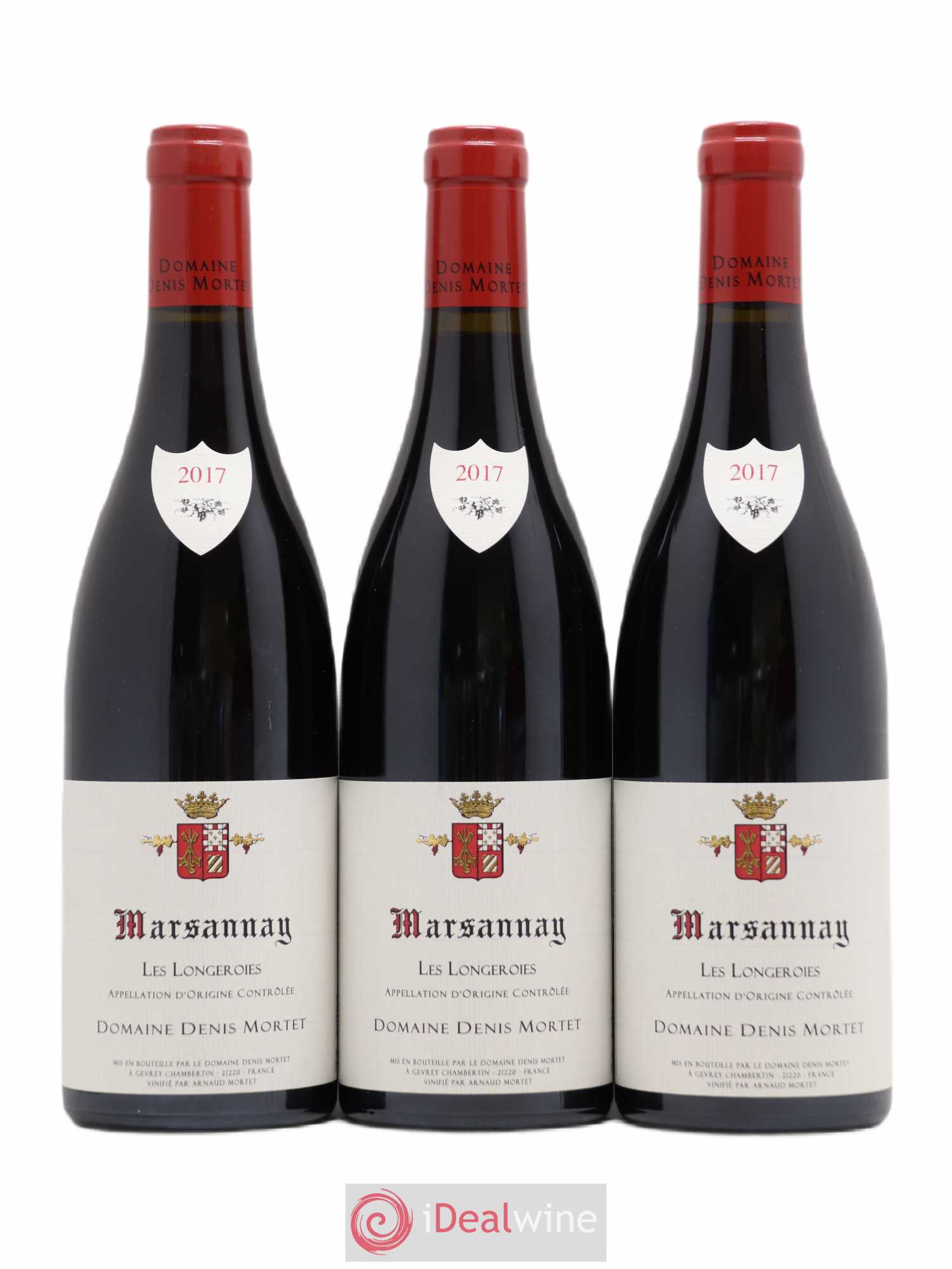 Marsannay Les Longeroies Denis Mortet (Domaine) 2017 - Lot de 3 bouteilles - 0
