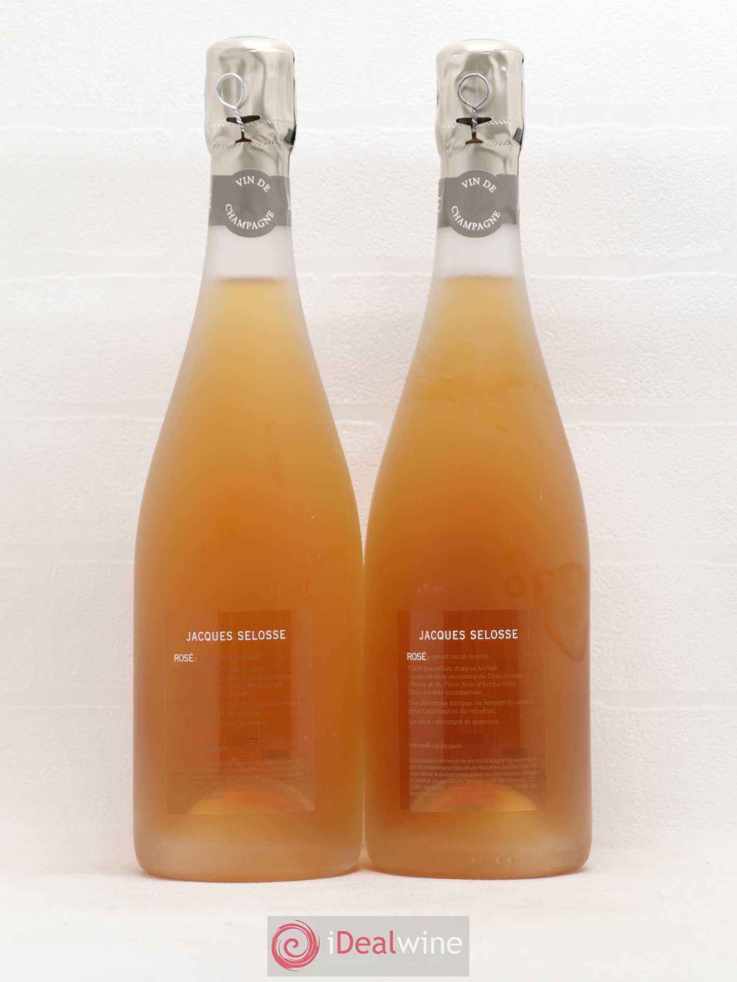 Rosé Brut Jacques Selosse - Lot de 2 bouteilles - 1