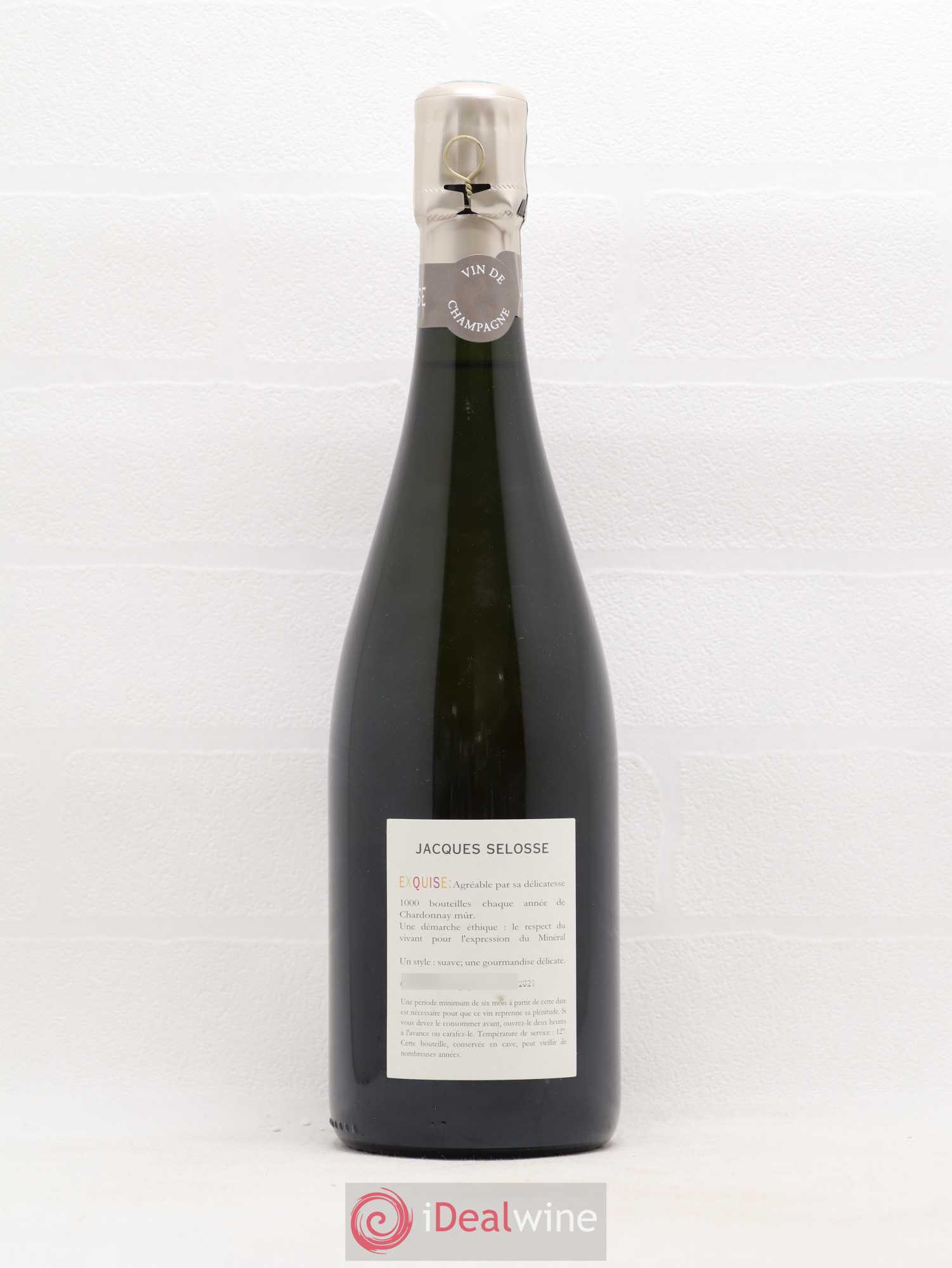 Exquise NV Jacques Selosse - Lot de 1 bouteille - 1