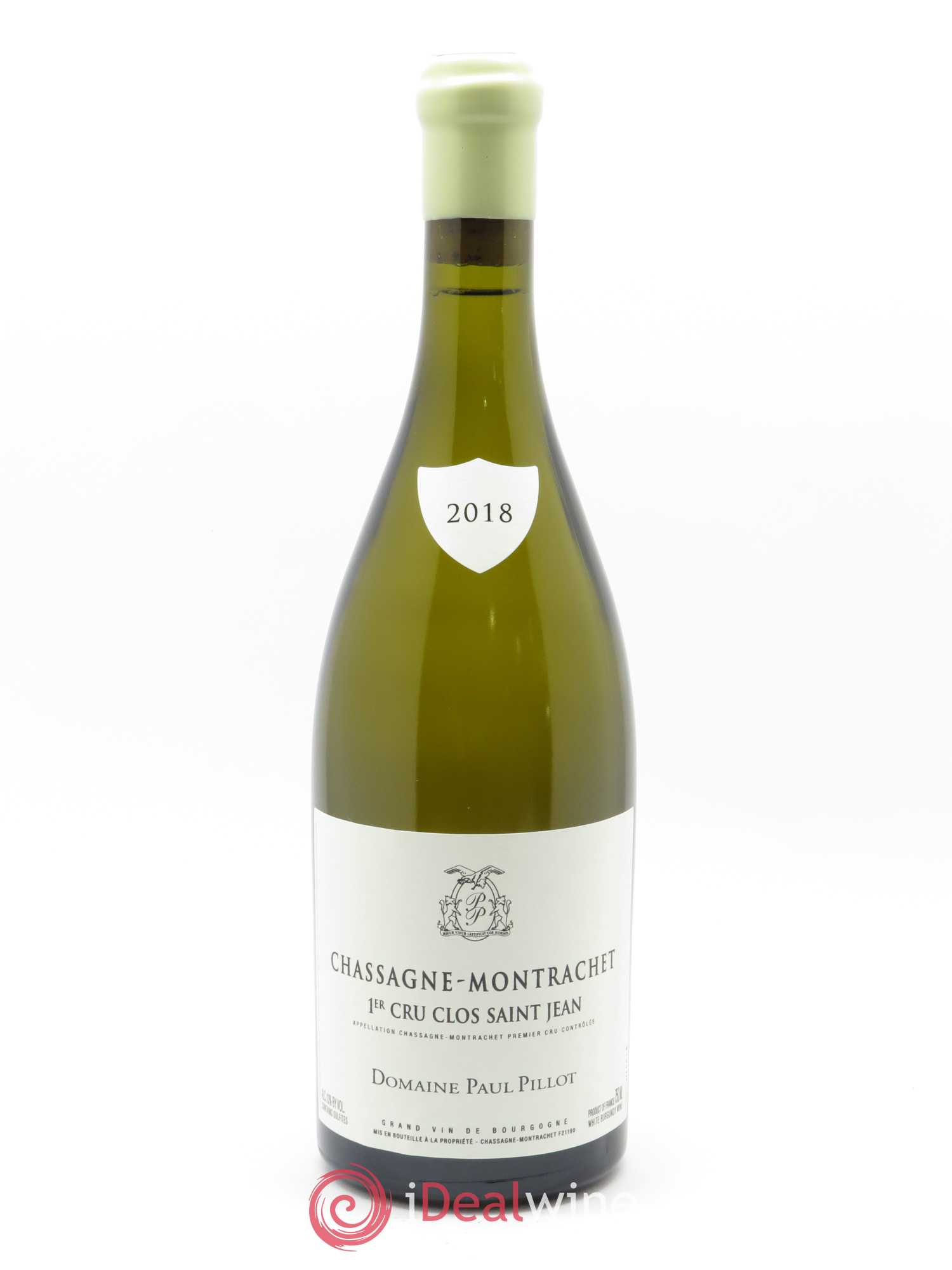 Chassagne-Montrachet 1er Cru Clos Saint-Jean Paul Pillot (Domaine) 2018 - Lot de 1 bouteille - 0
