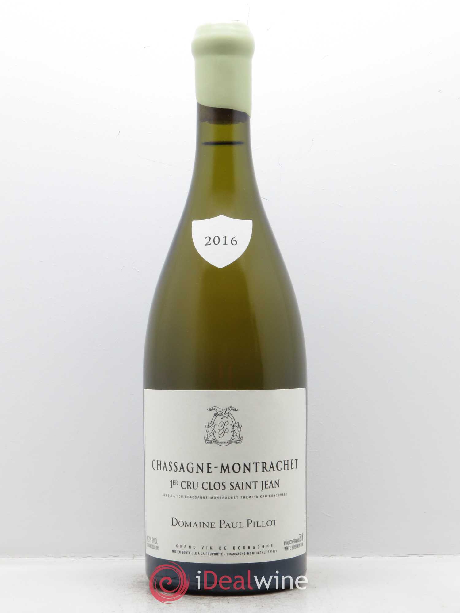 Chassagne-Montrachet 1er Cru Clos Saint-Jean Paul Pillot (Domaine) 2016 - Lot de 1 bouteille - 0