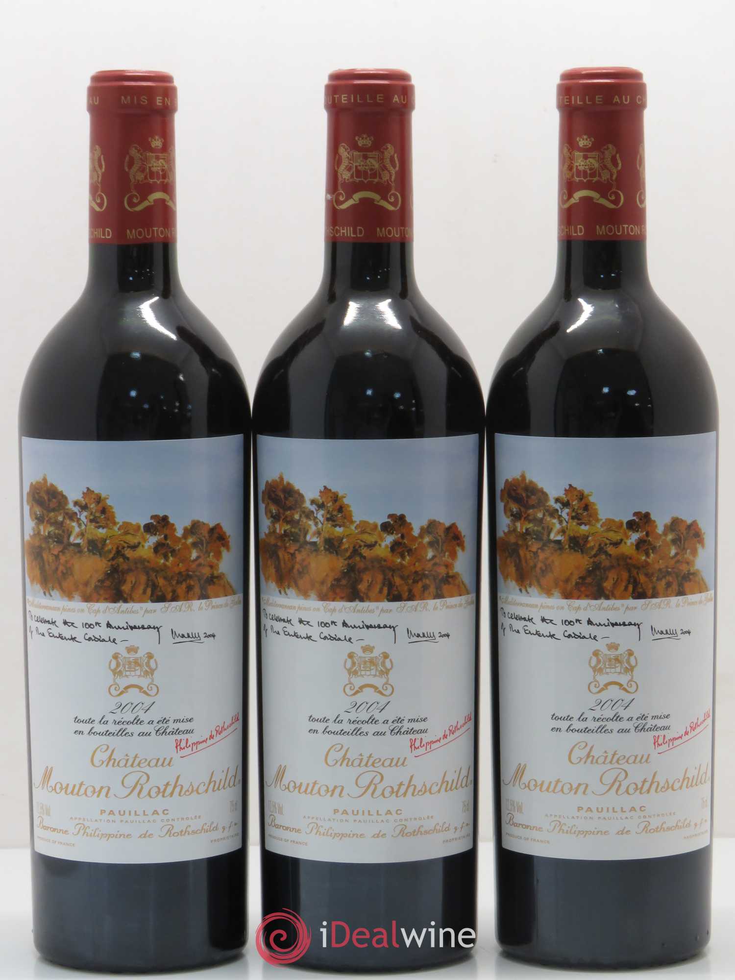 Château Mouton Rothschild 1er Grand Cru Classé 2004 - Lot de 12 bouteilles - 3
