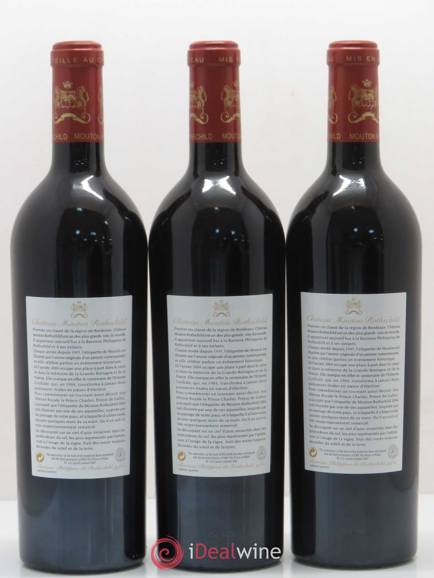 Château Mouton Rothschild 1er Grand Cru Classé 2004 - Lot de 12 bouteilles - 4