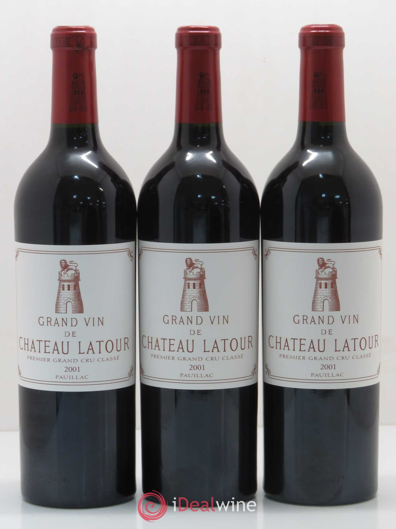 Château Latour 1er Grand Cru Classé 2001 - Lot de 12 bouteilles - 1