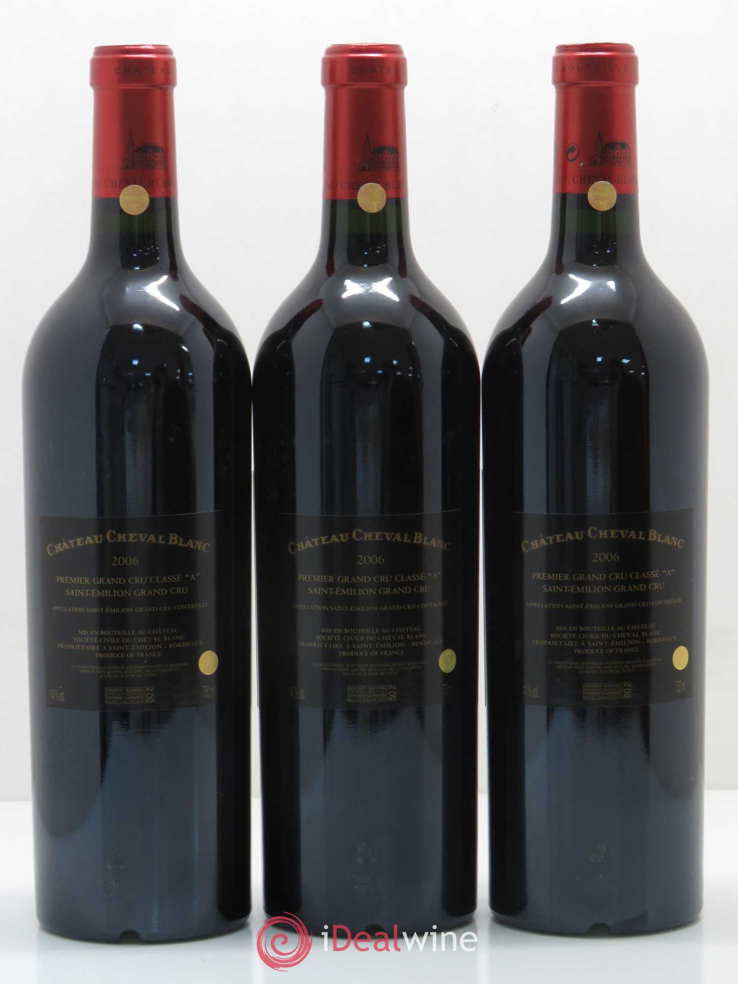 Château Cheval Blanc 1er Grand Cru Classé A 2006 - Lot de 6 bouteilles - 2