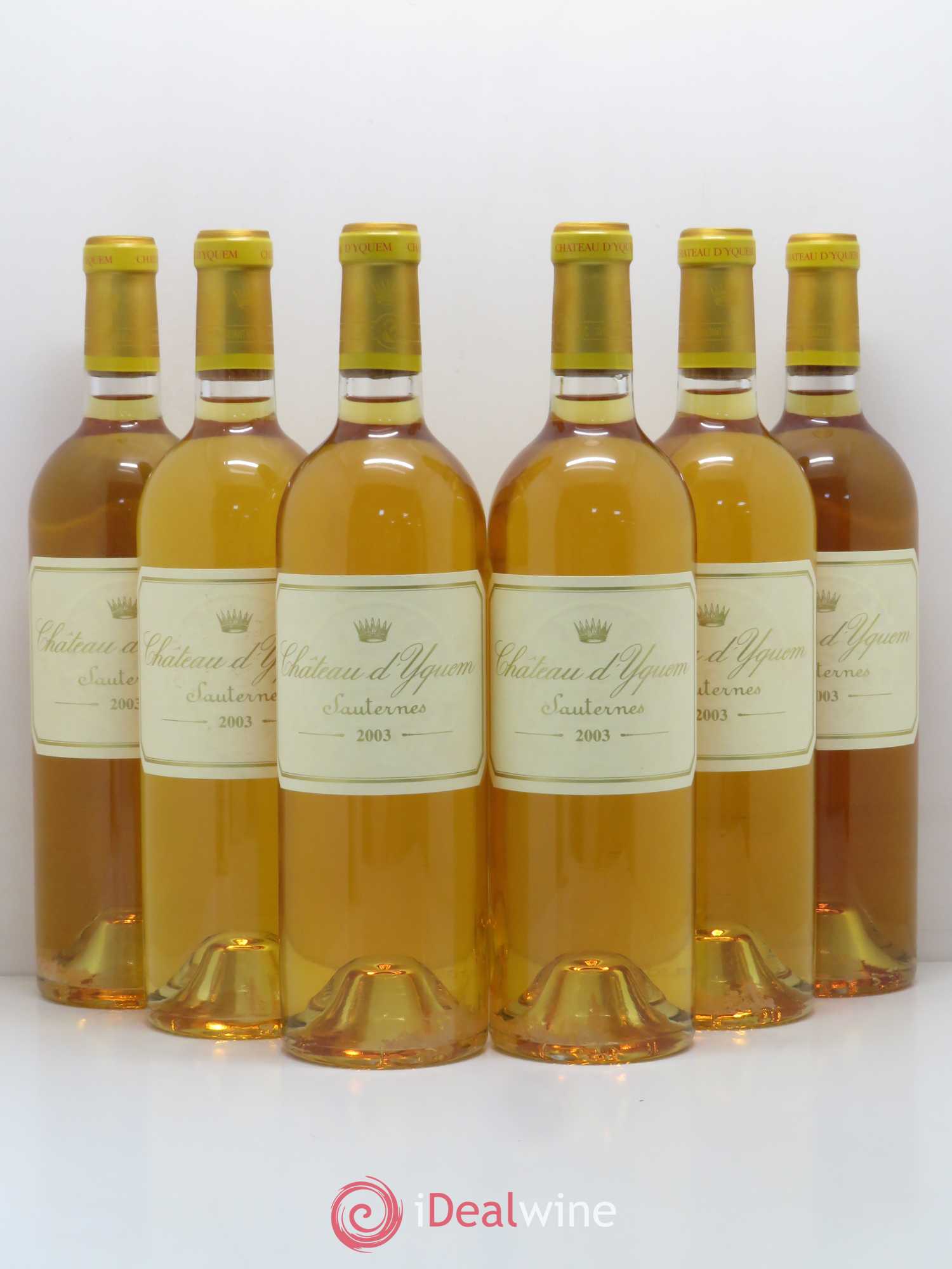 Château d' Yquem 1er Cru Classé Supérieur 2003 - Lotto di 6 bottiglie - 0