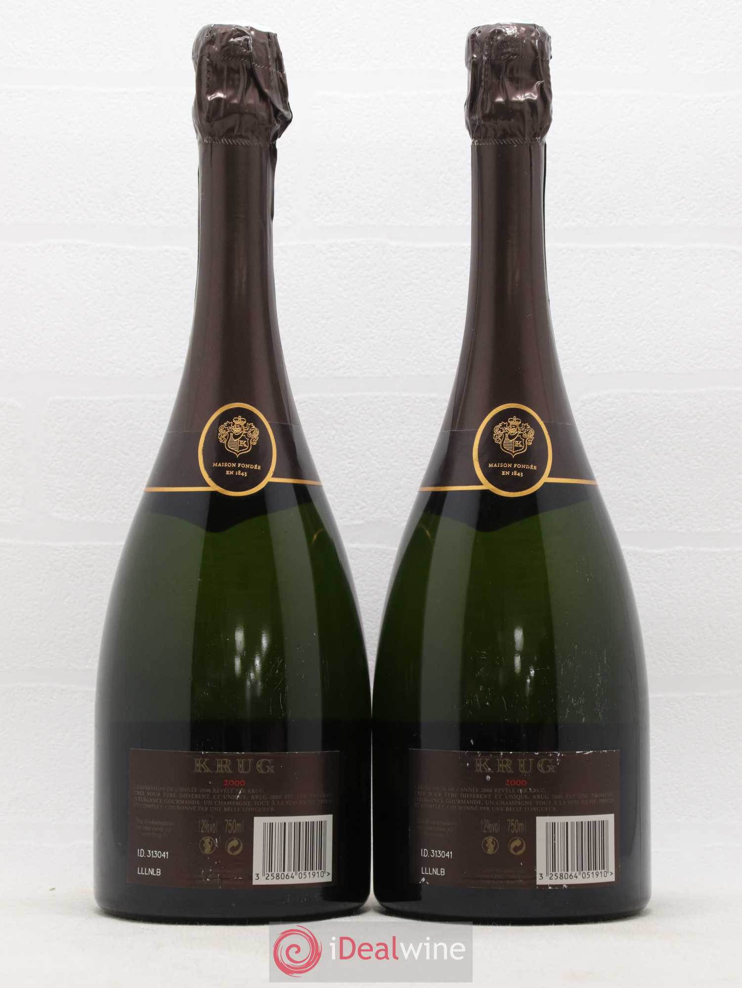 Vintage Krug 2000 - Lot de 2 bouteilles - 1
