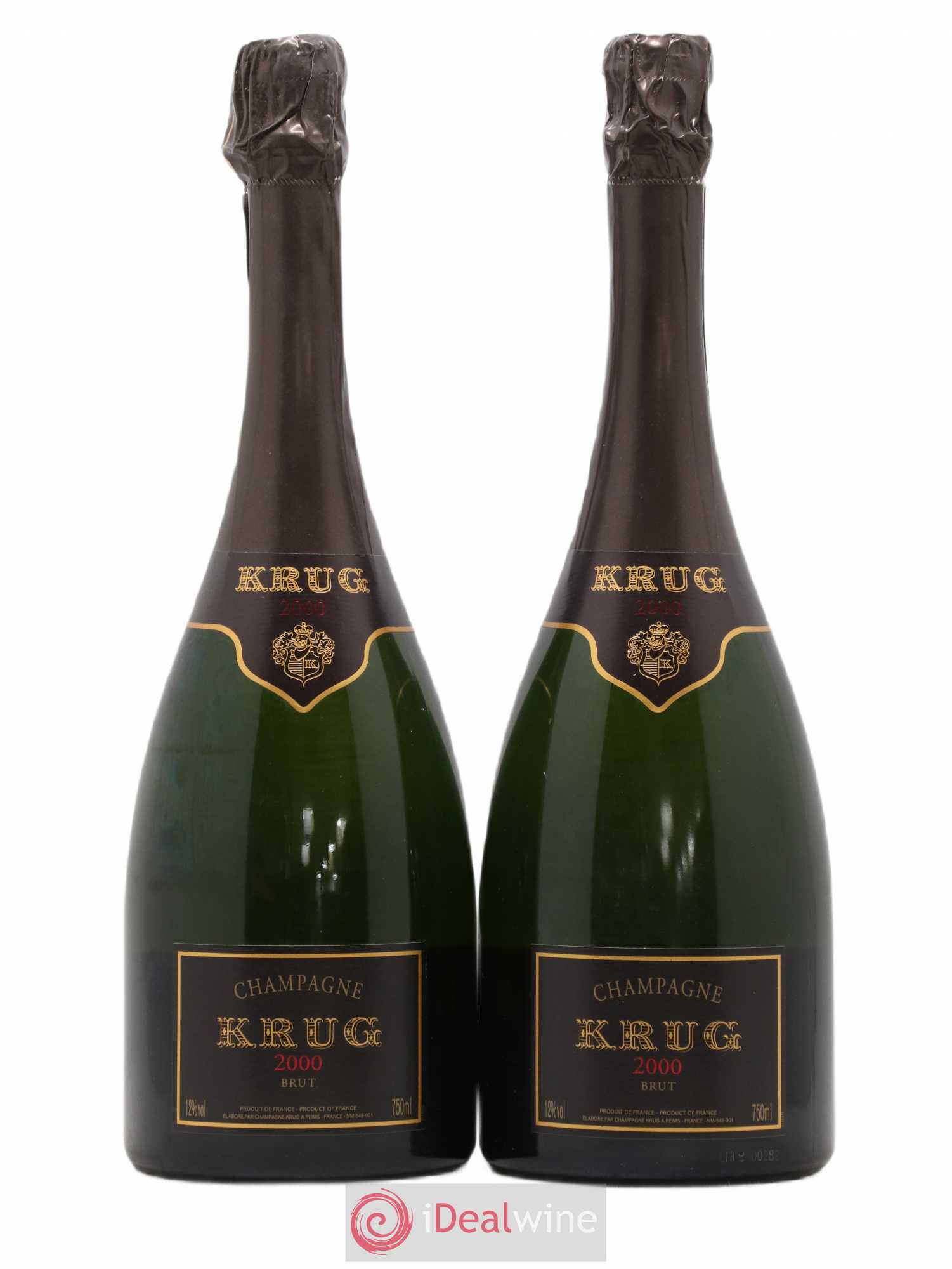 Vintage Krug 2000 - Lot de 2 bouteilles - 0