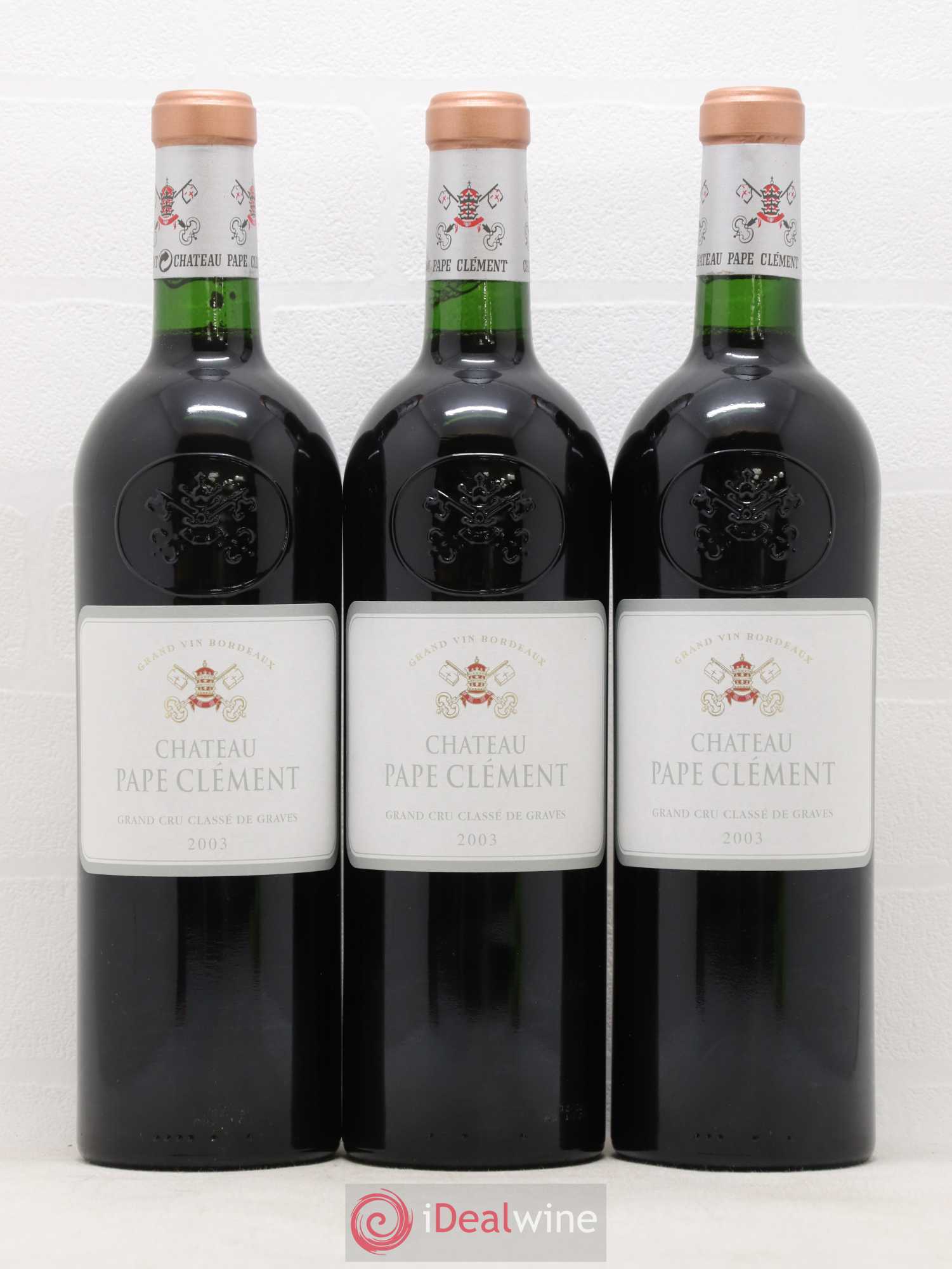 Château Pape Clément Cru Classé de Graves 2003 - Lot de 12 bouteilles - 2